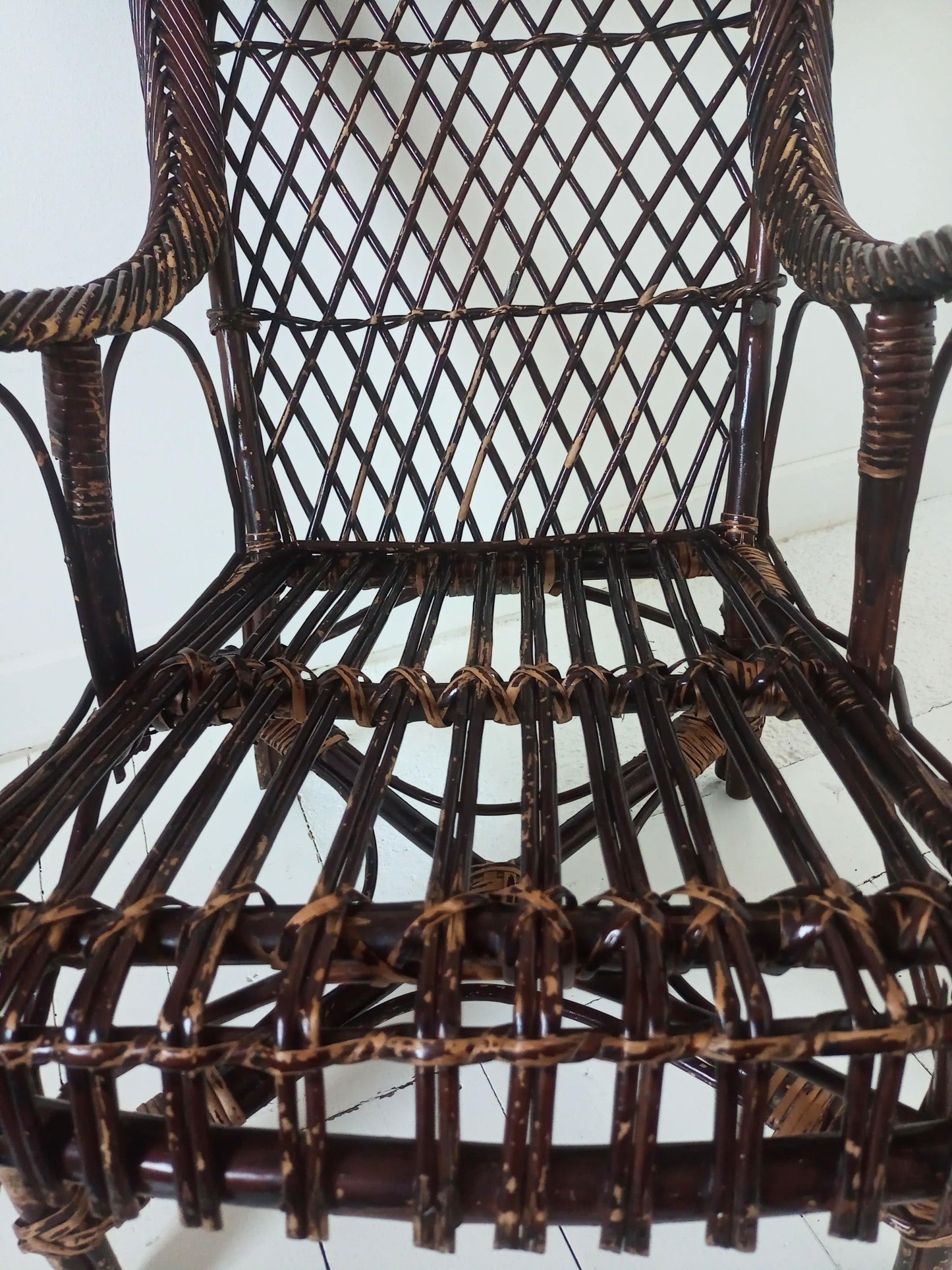 Fauteuil - chaise enfant en rotin - cetaitmieuxavant