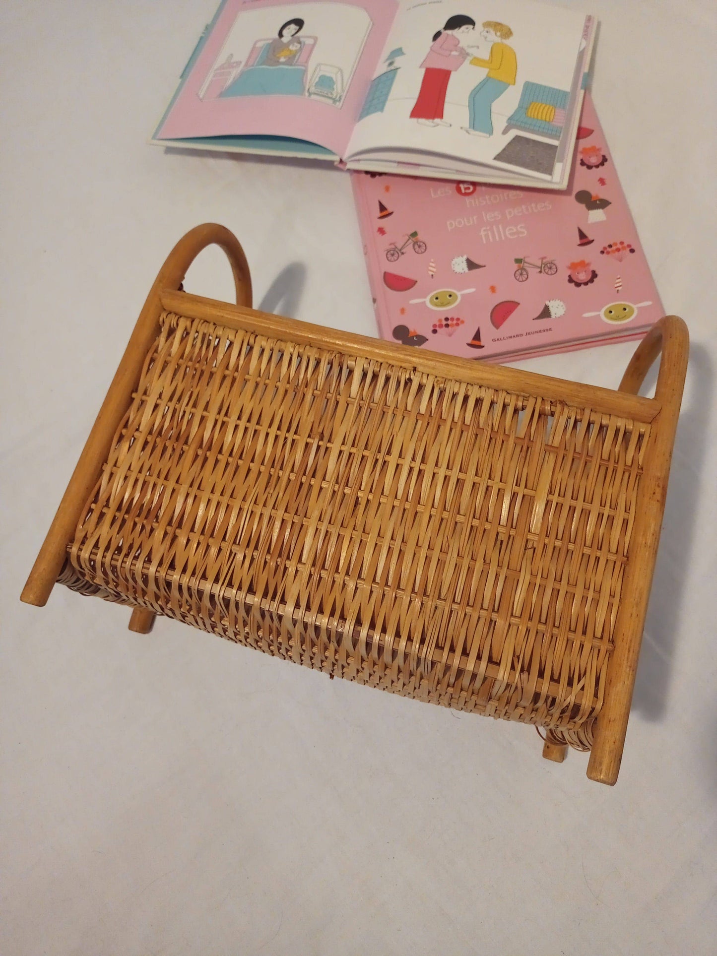 Panier en bois et osier - cetaitmieuxavant