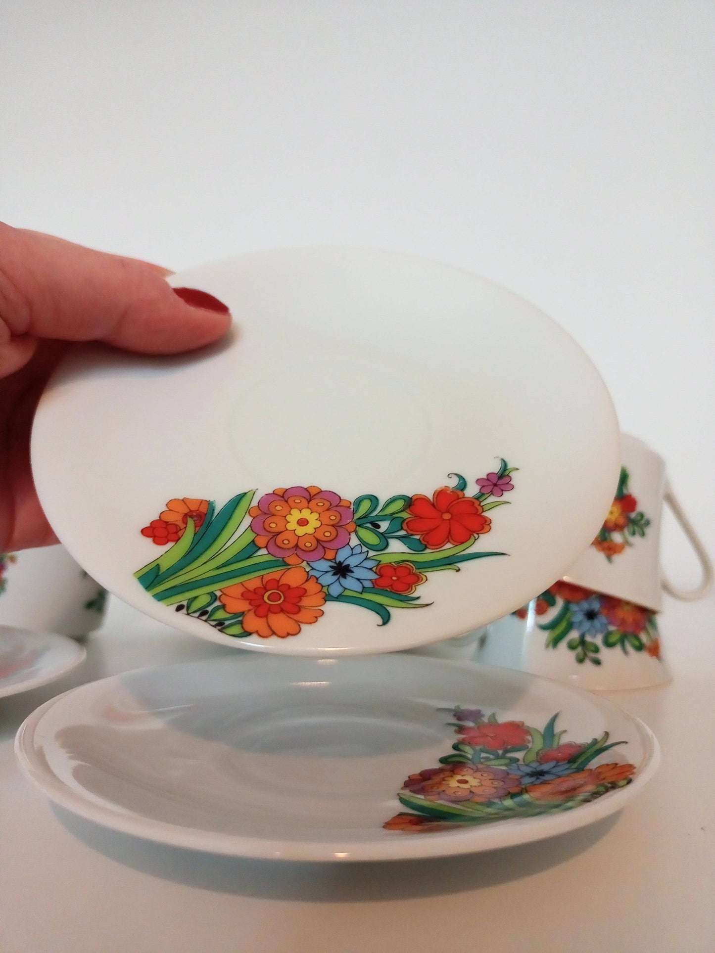 Petite tasse et sous-tasse Bavaria Mitterteich - cetaitmieuxavant