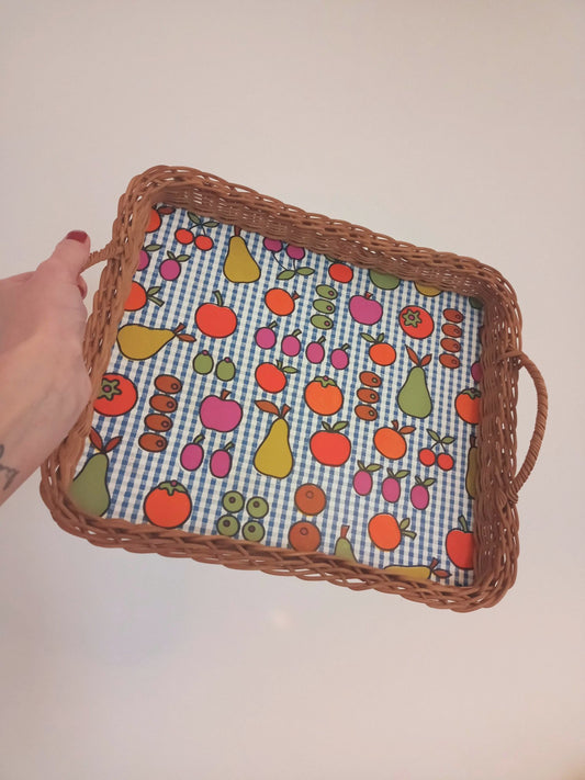 Plateau bois & osier - cetaitmieuxavant