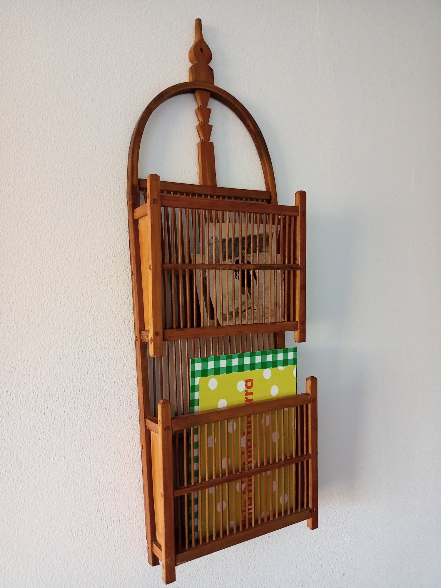 Porte-lettres mural en bois - cetaitmieuxavant