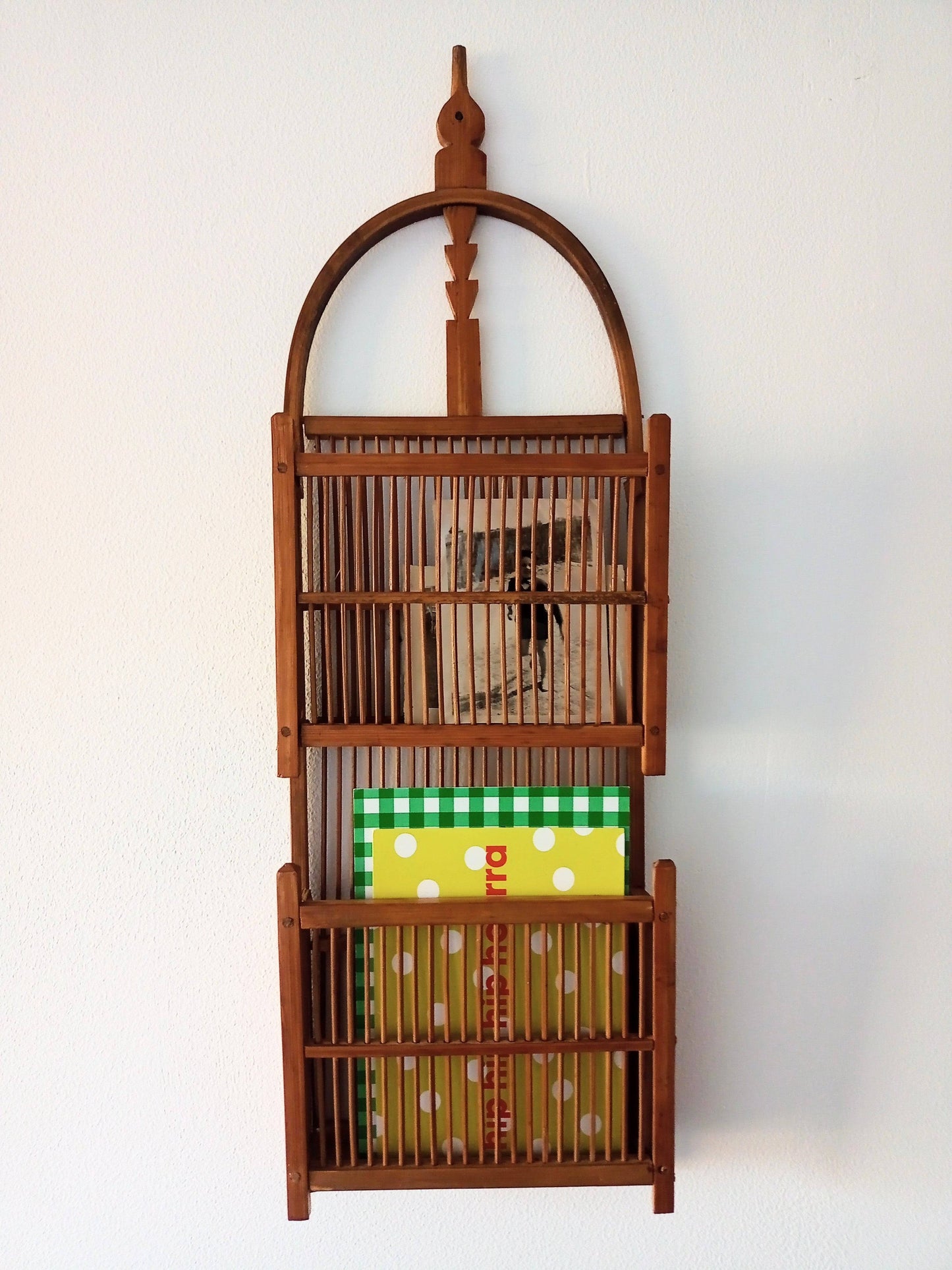 Porte-lettres mural en bois - cetaitmieuxavant