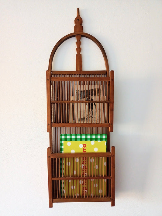 Porte-lettres mural en bois - cetaitmieuxavant