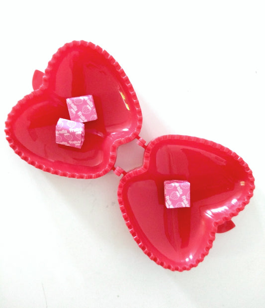 Petite boîte pomme en plastique