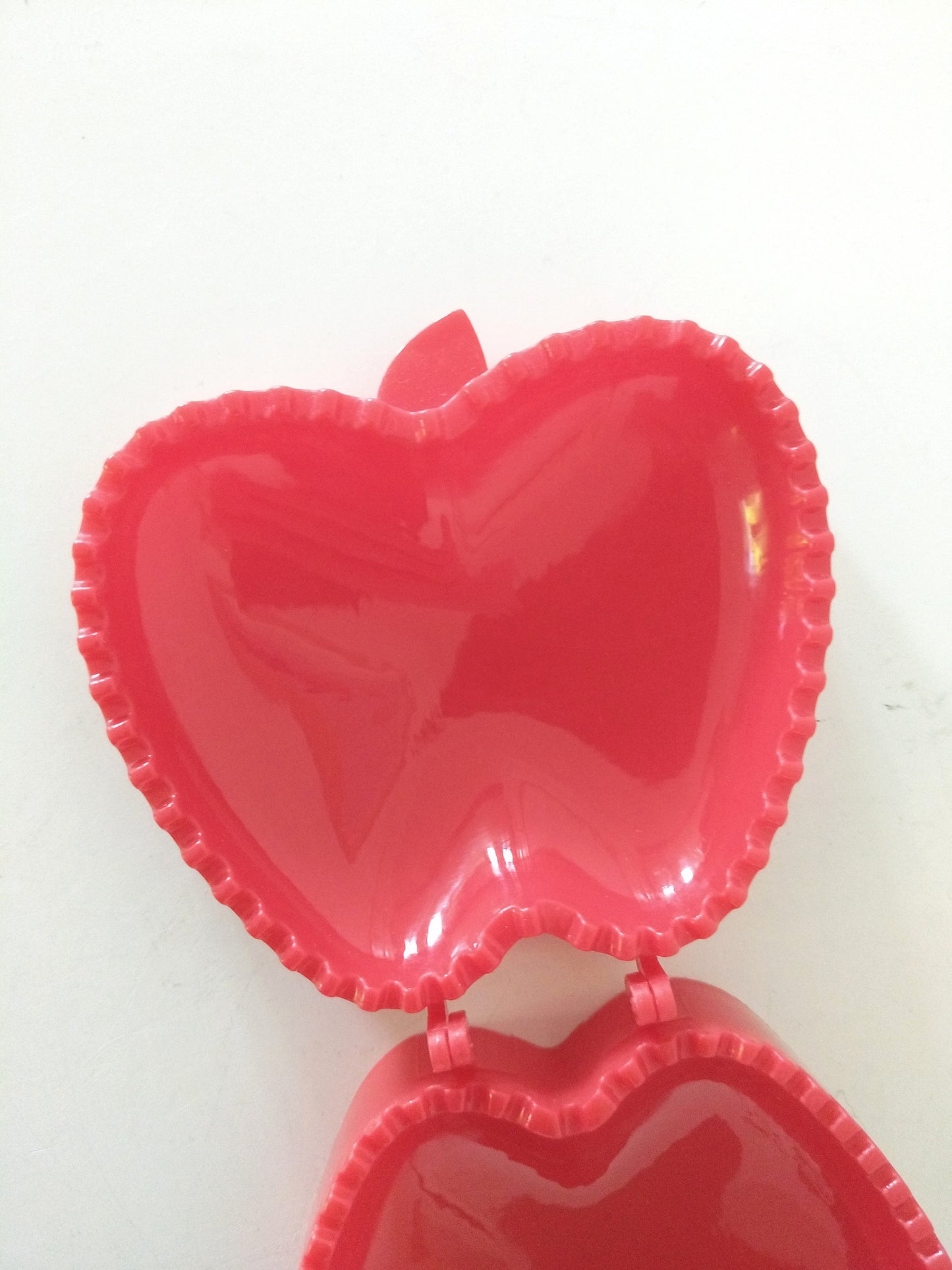 Petite boîte pomme en plastique