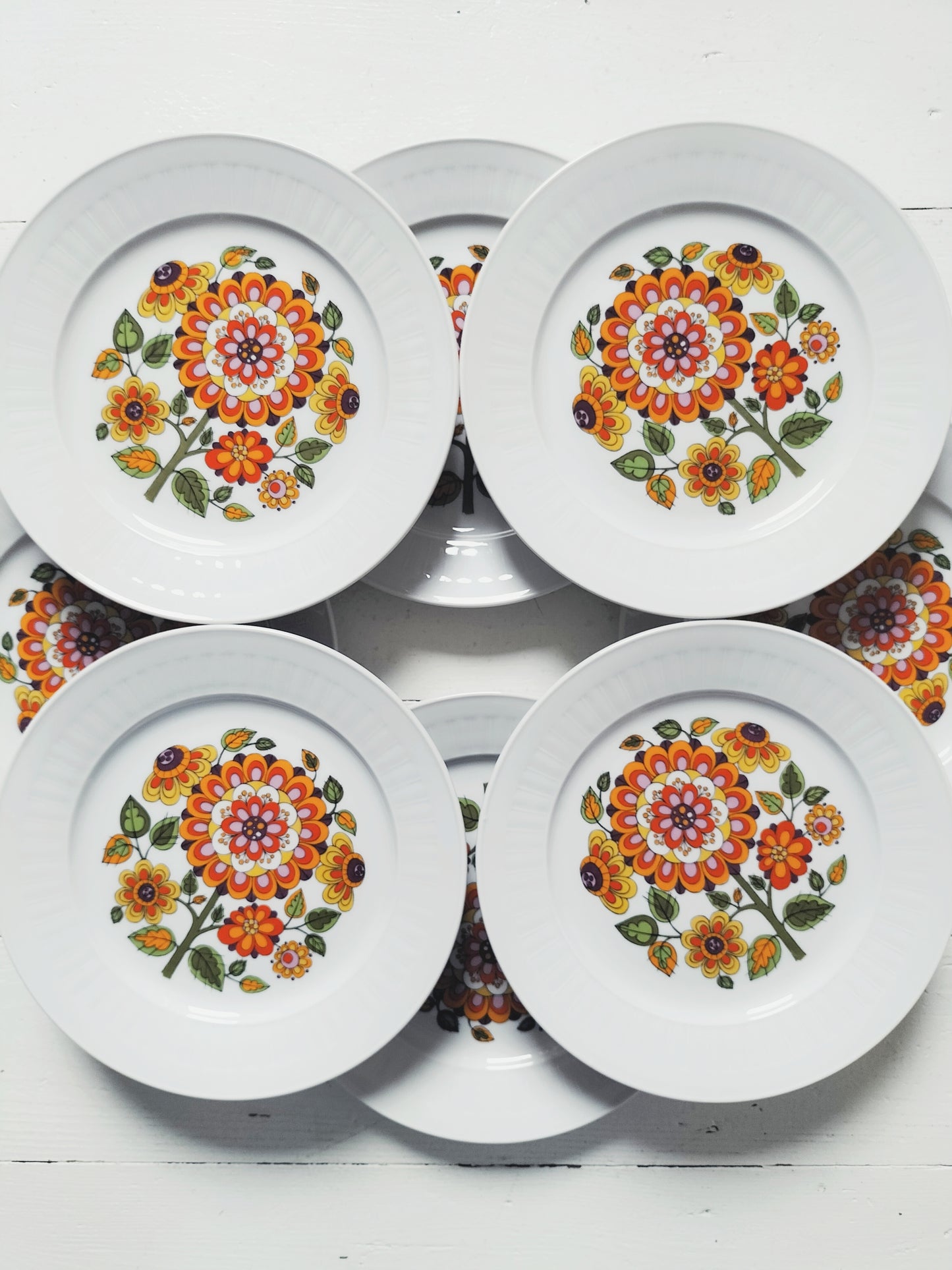 4 assiettes à dessert Bavaria (3 sets de 4 dispos)