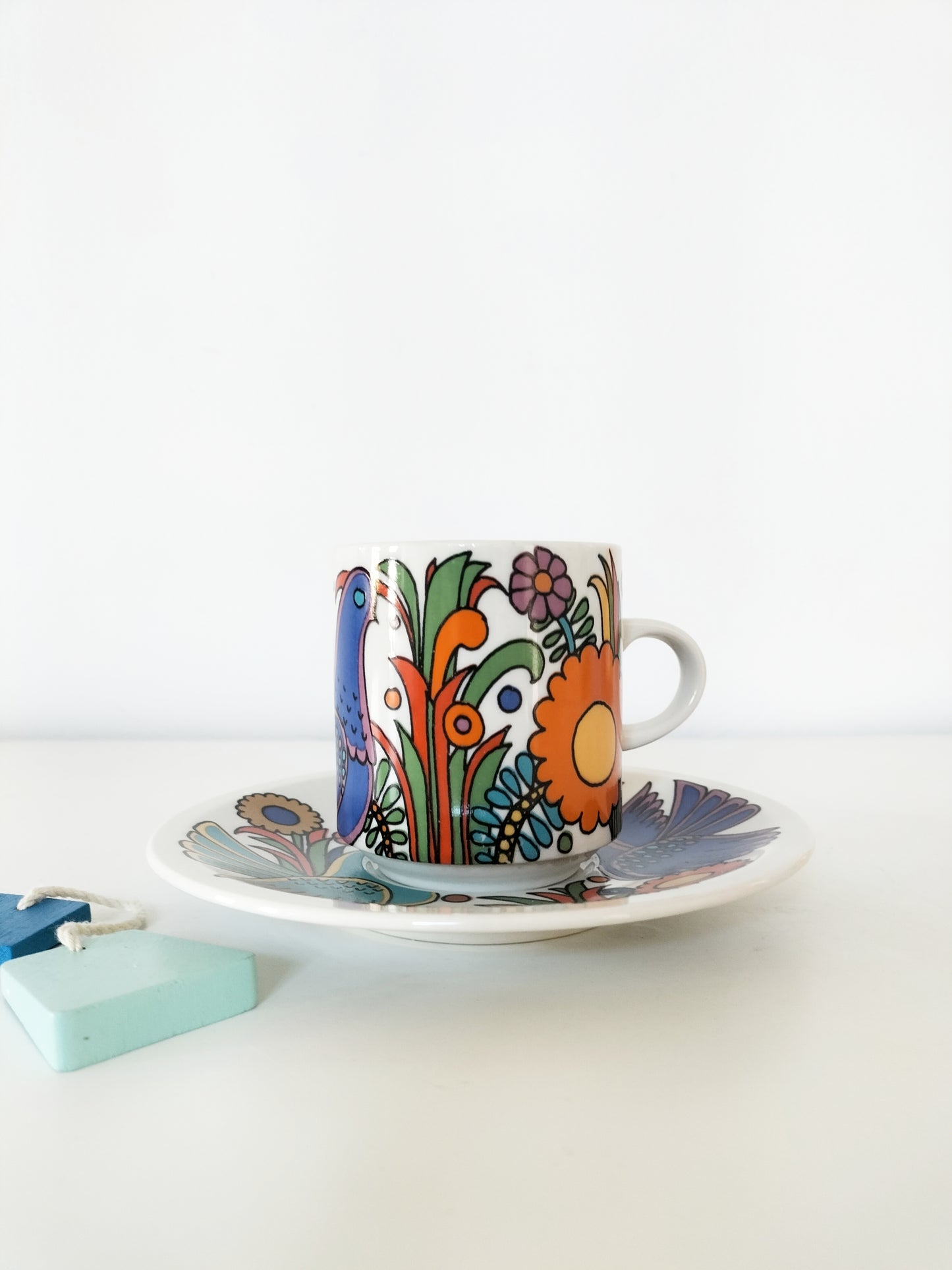 Duo de petits mugs + soucoupes Villeroy et Boch Acapulco (Sylvie)