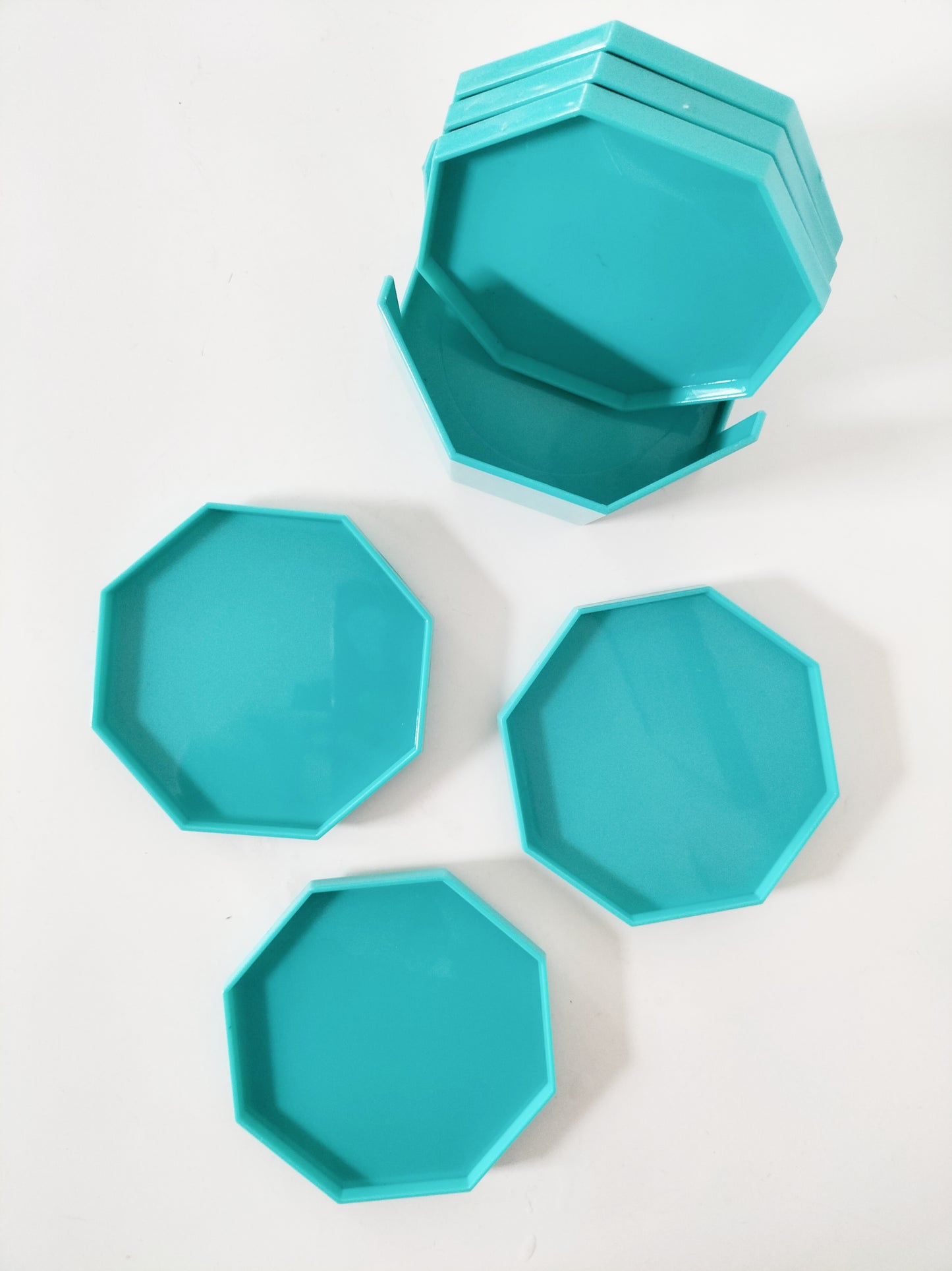 Ensemble de 6 sous-verres en plastique