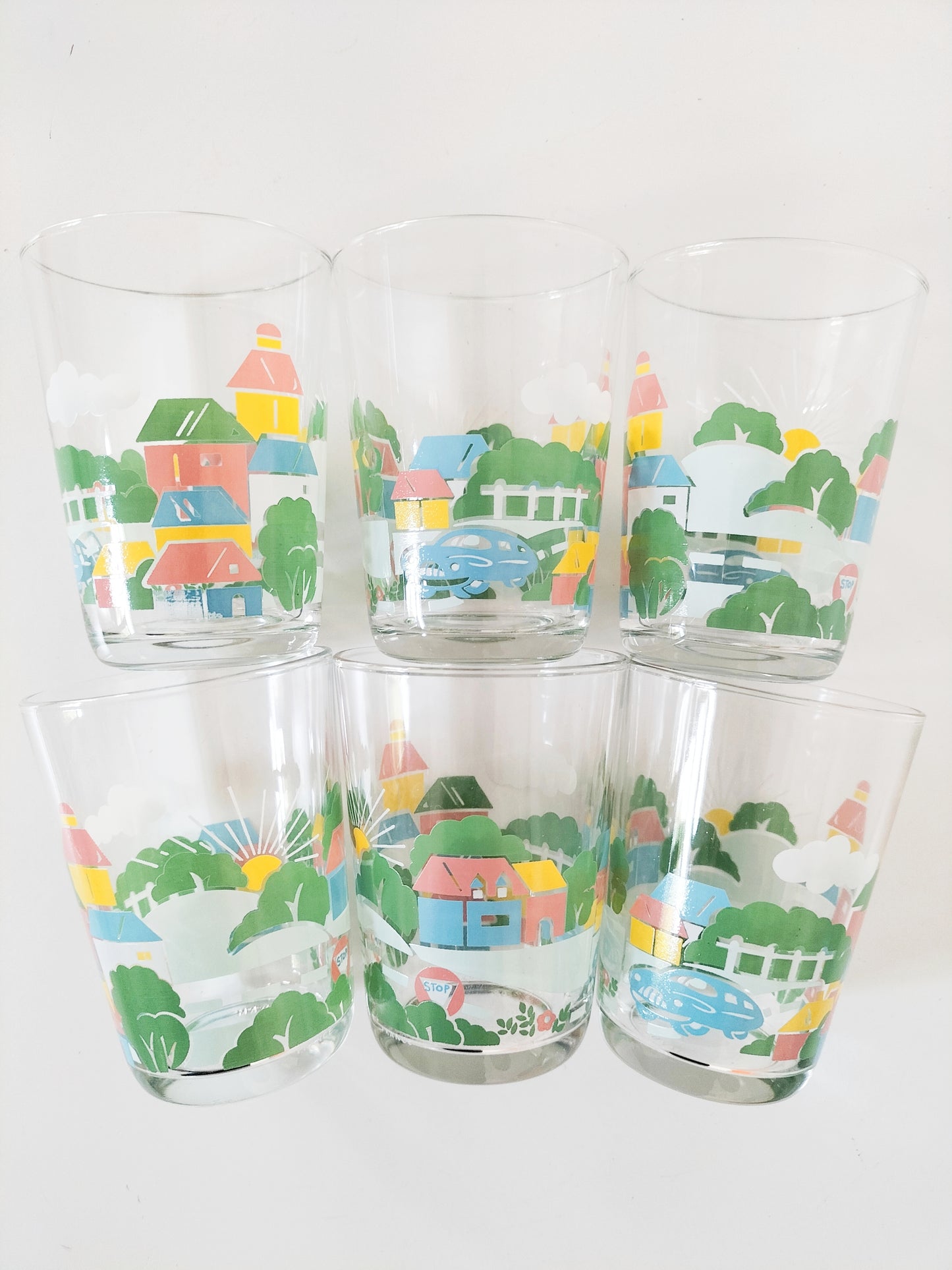 Ensemble de 6 petits verres