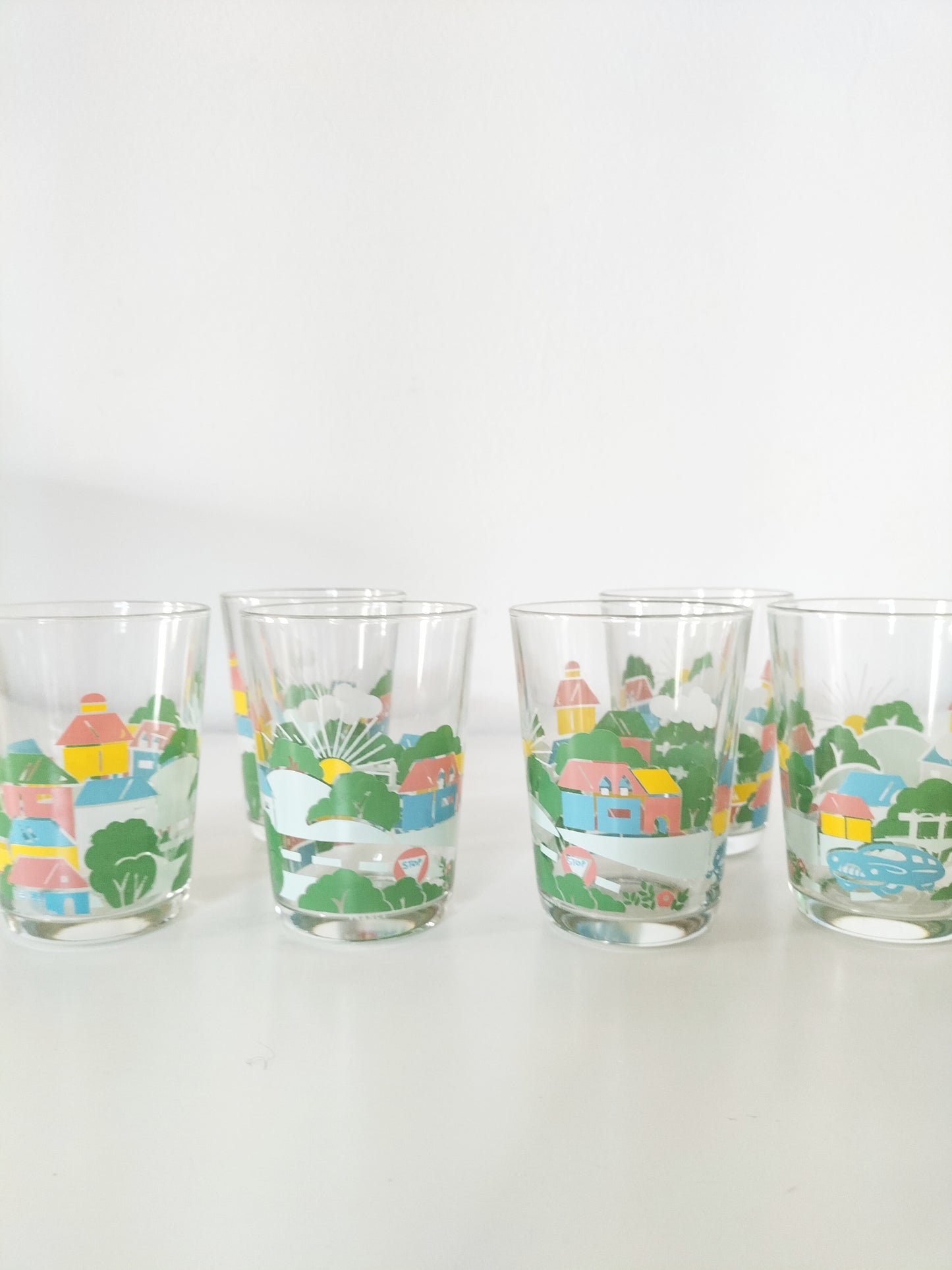 Ensemble de 6 petits verres