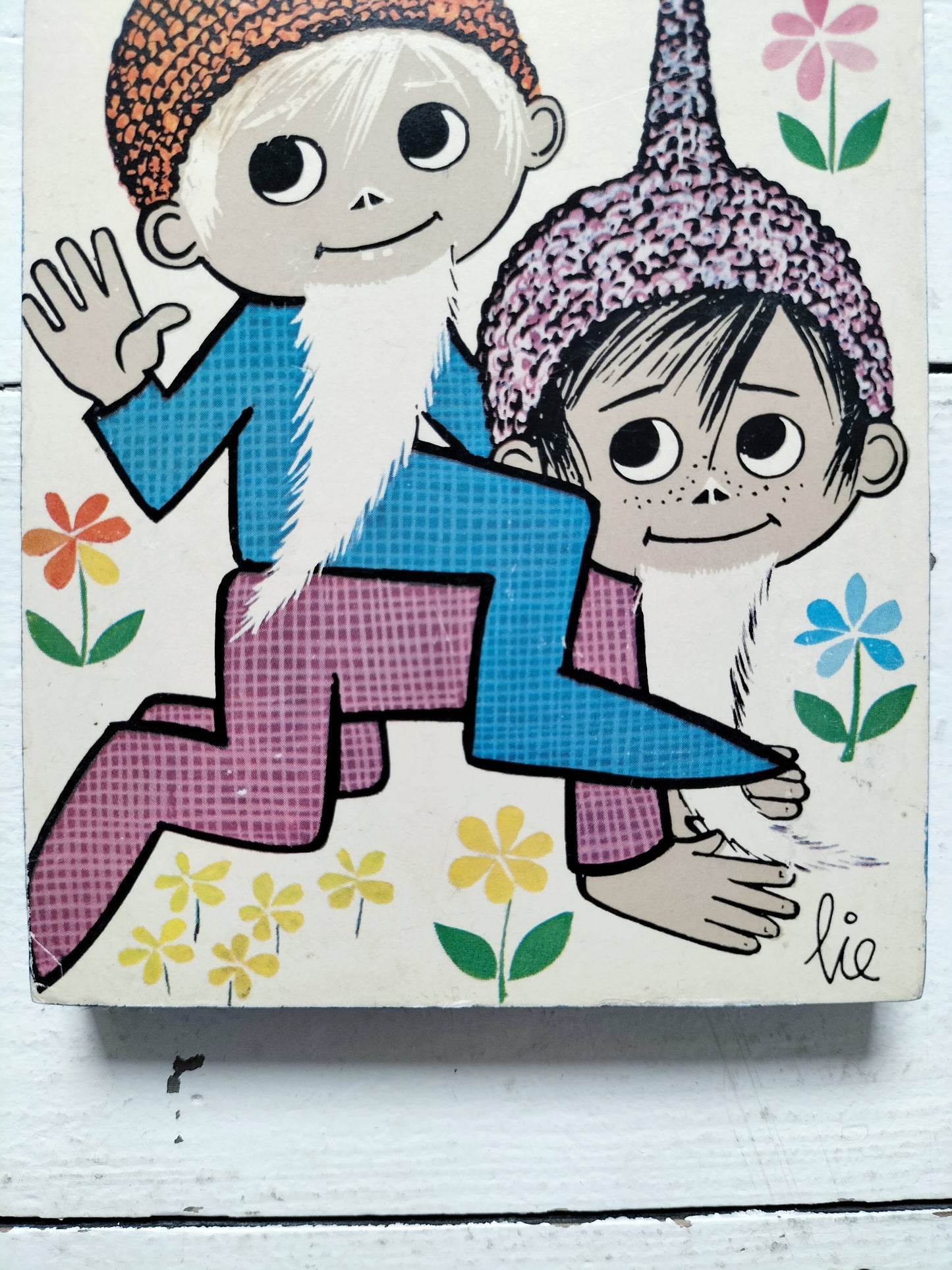 Illustration murale sur bois Lie