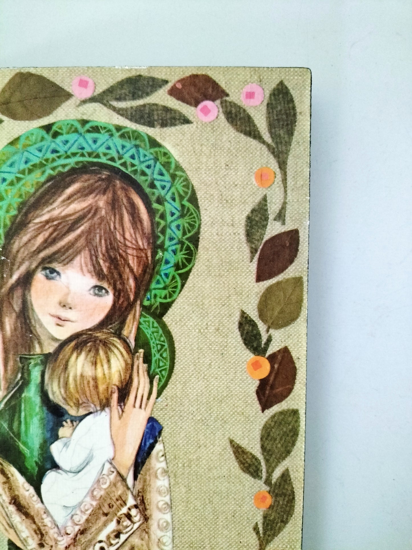 Illustration murale sur bois Karina