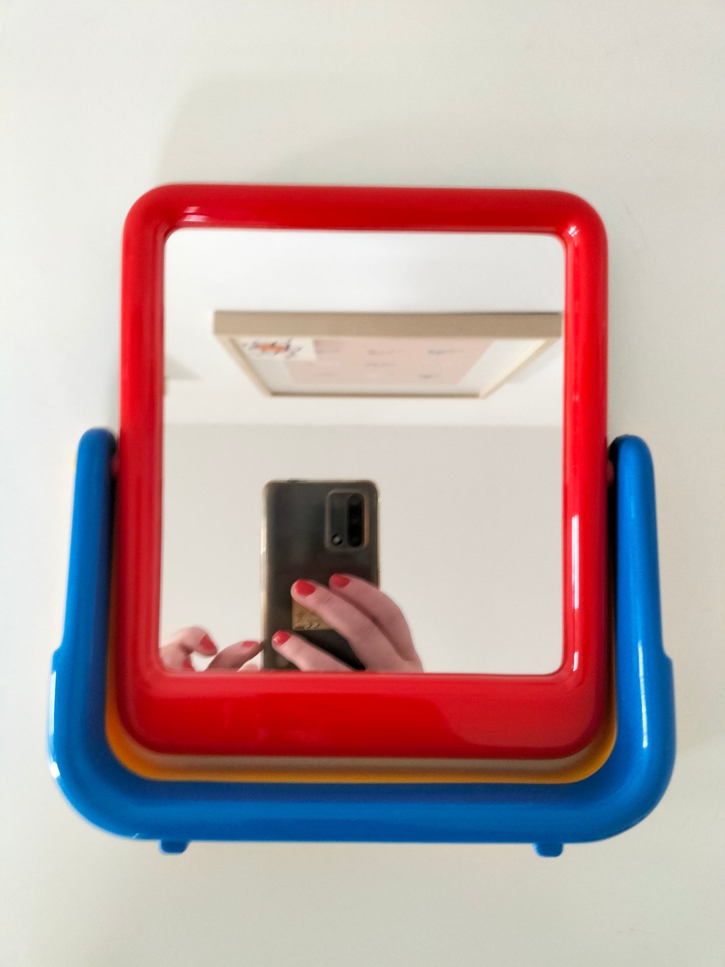 Miroir de table 80's (rouge)