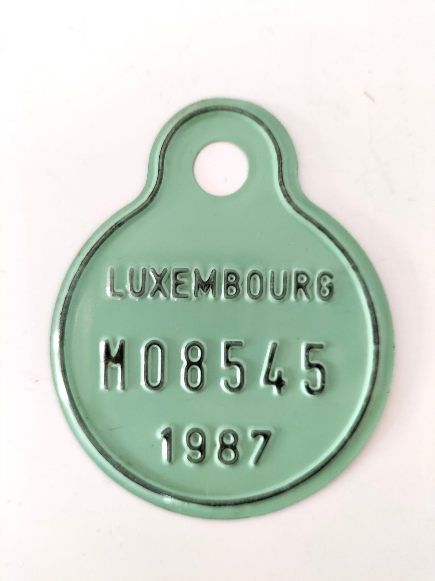 Ancienne plaque de vélo belge au choix