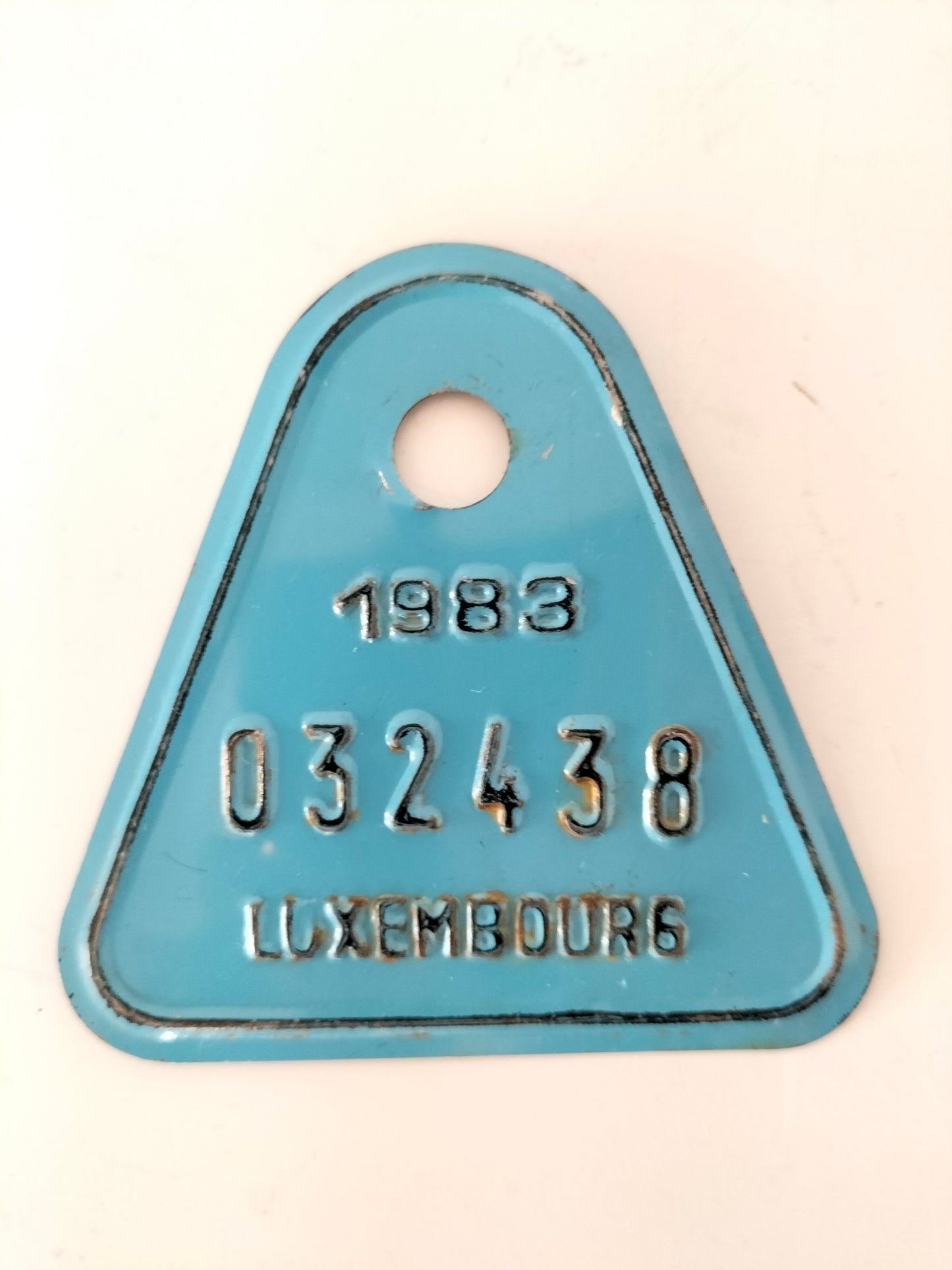 Ancienne plaque de vélo belge au choix