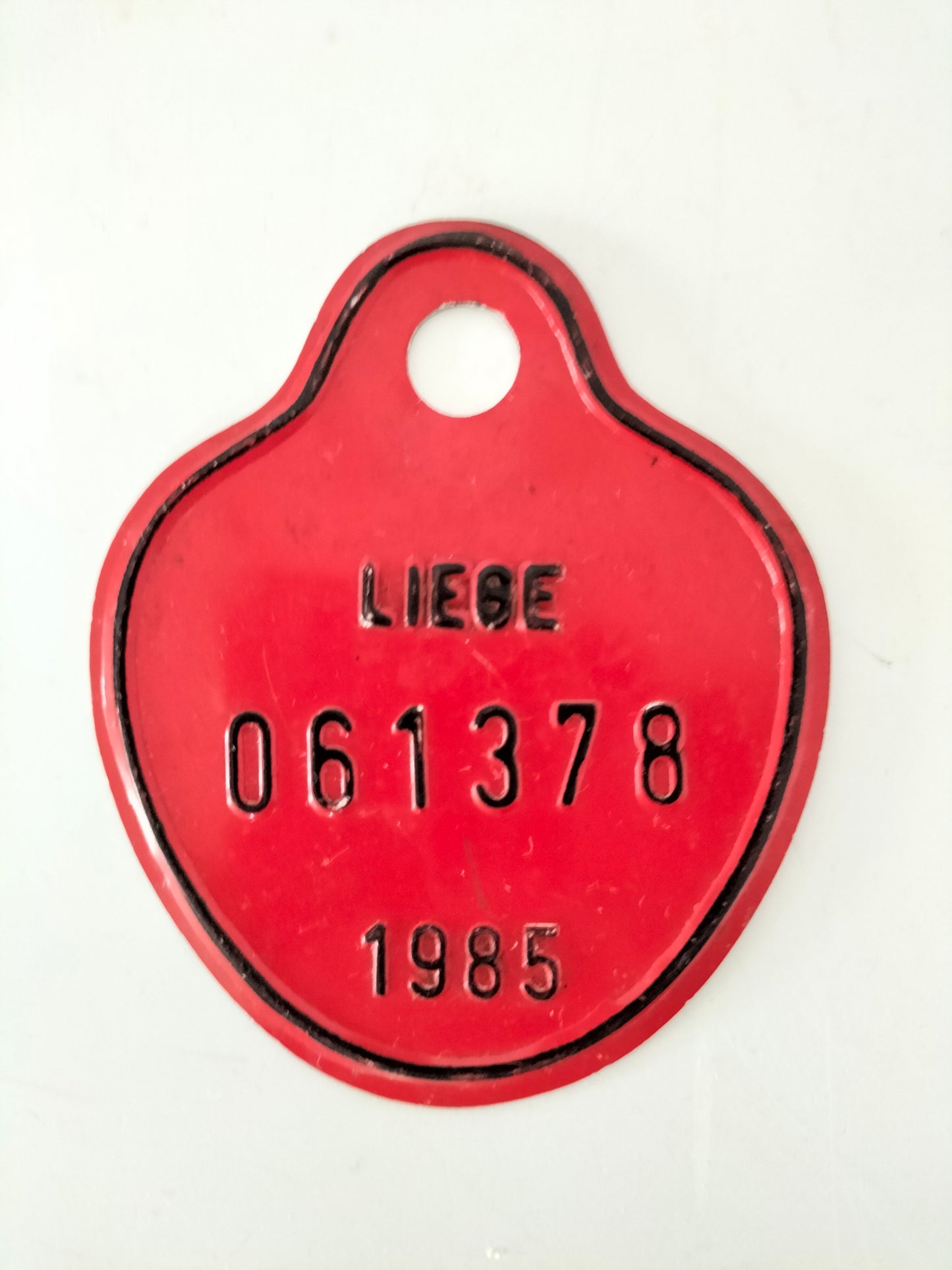 Ancienne plaque de vélo belge au choix