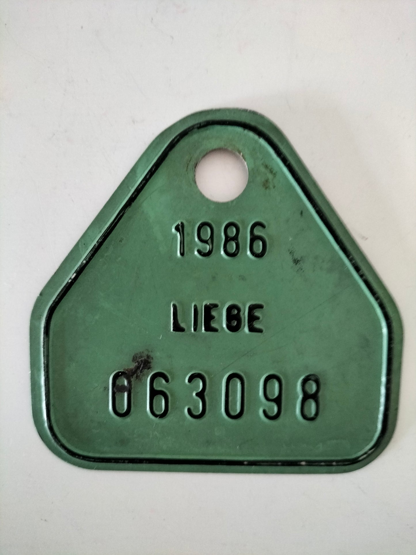 Ancienne plaque de vélo belge au choix