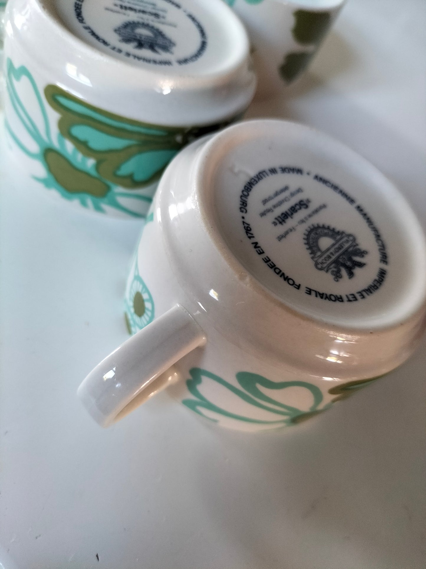 Duo petites tasses à expresso + sous-tasses Villeroy et Boch Scarlett