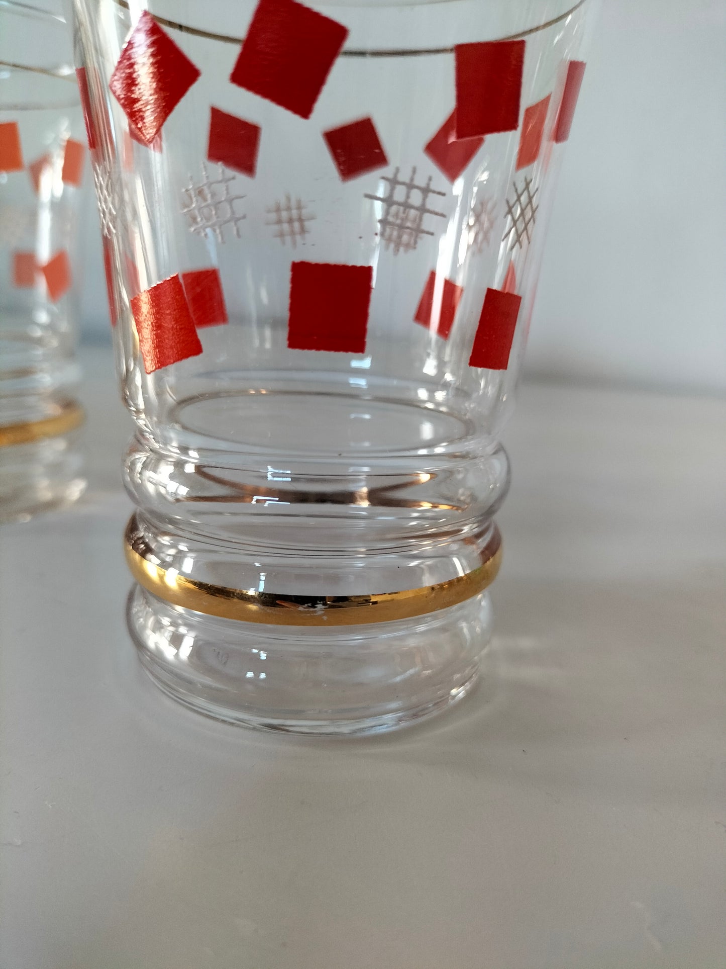 Ensemble de 6 petits verres de fête