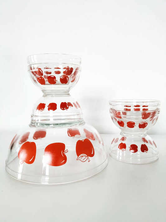 Set bol/ saladier et six ramequins Pirefrax