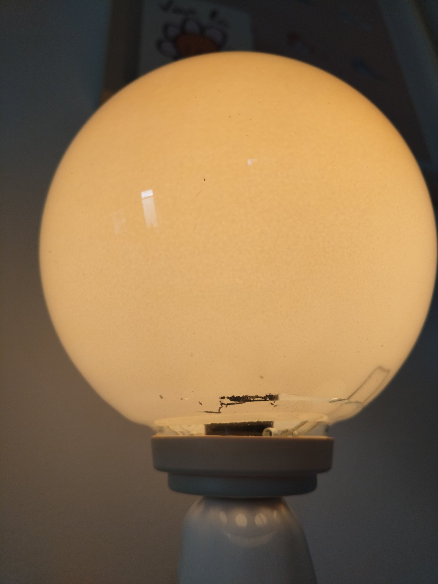 Grande lampe éléphant vintage  en céramique