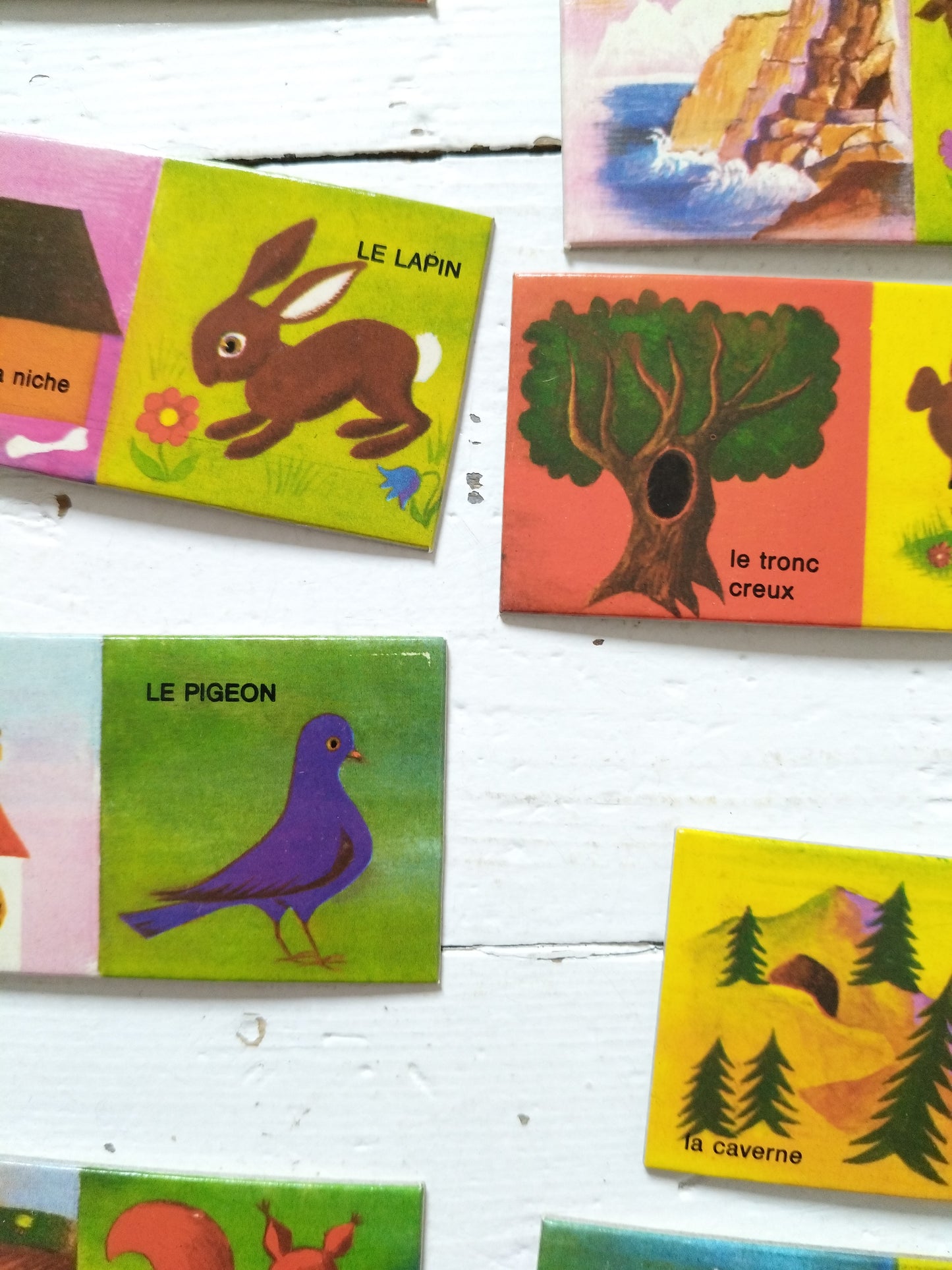 Jeu éducatif dominos logis des animaux par Fernand Nathan 1972 - cetaitmieuxavant