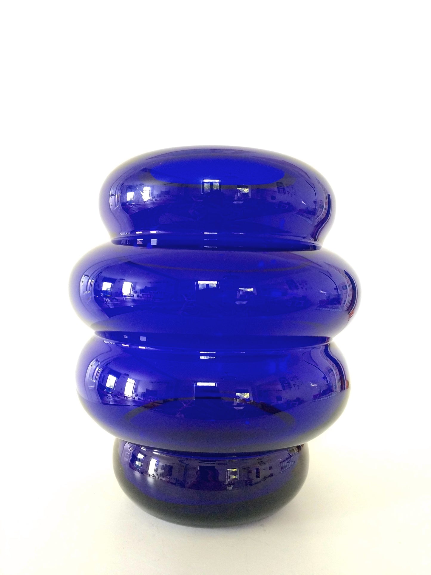 Grand vase en verre Solstrale par Anne Nilsson pour Ikea 90's