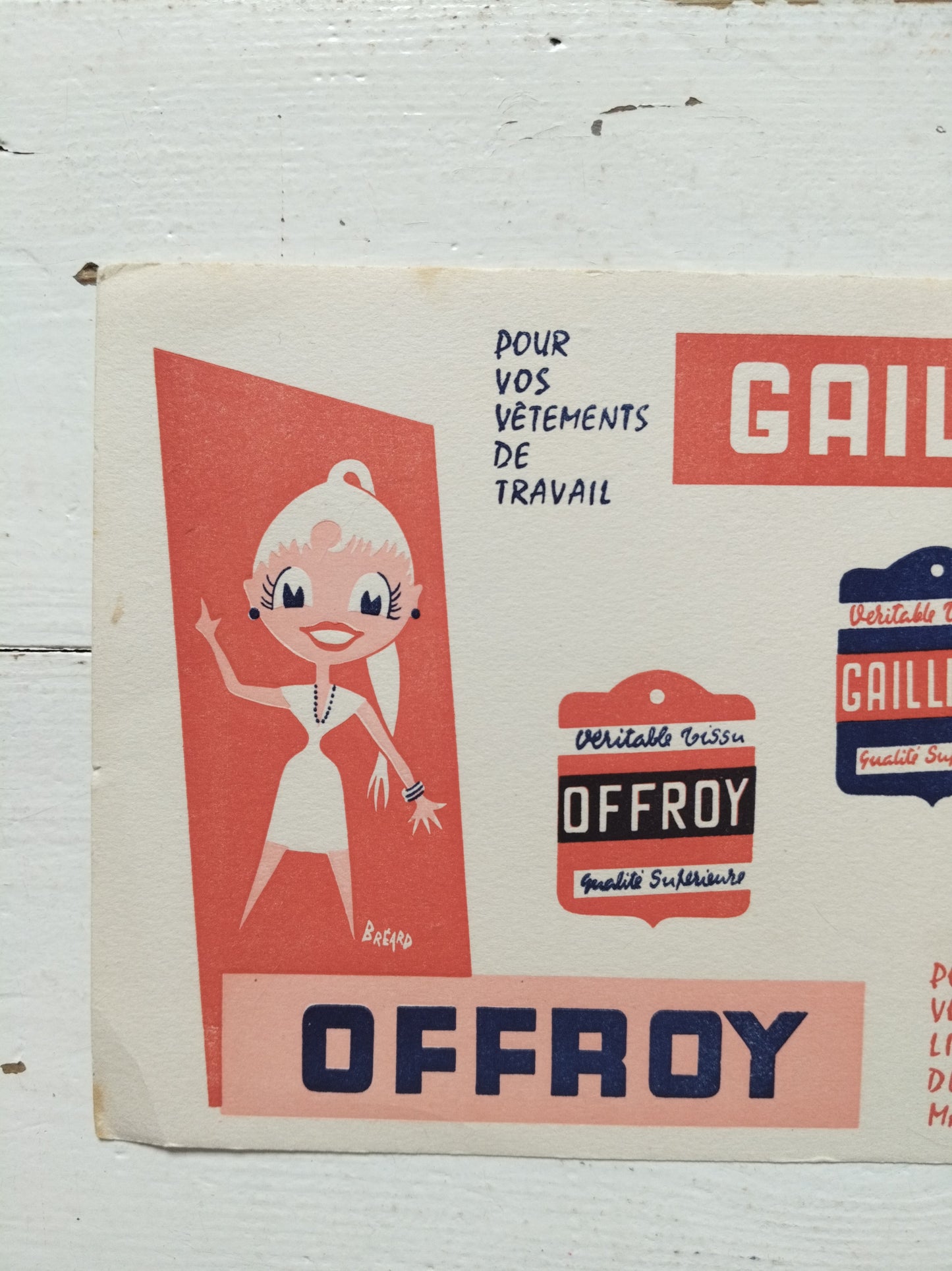 Ancien buvard publicitaire Gailliard, Reynard, SigranD ou chocolat Jacqueline au choix