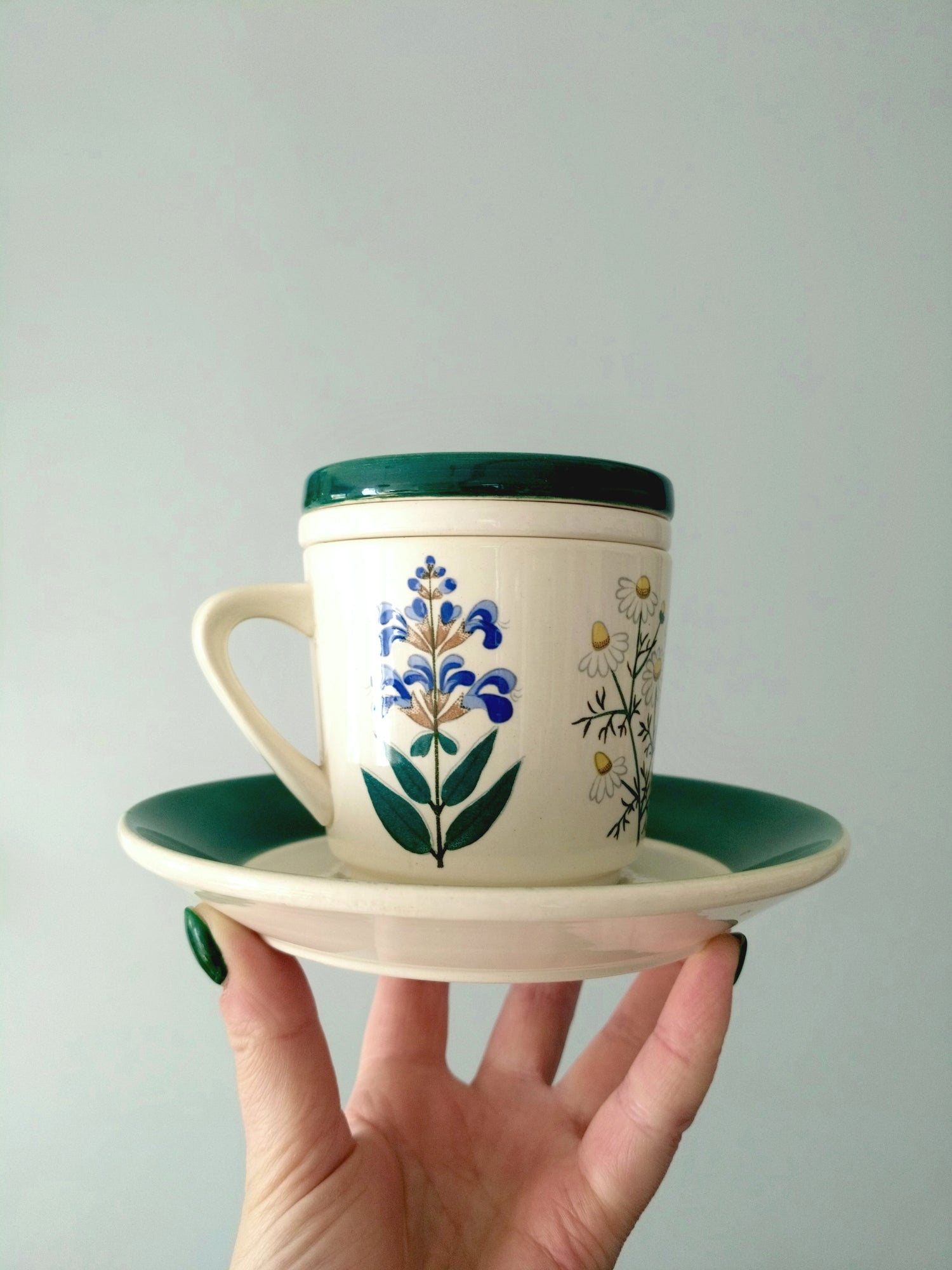 Tisanière en porcelaine Waechtersbach West Germany - cetaitmieuxavant