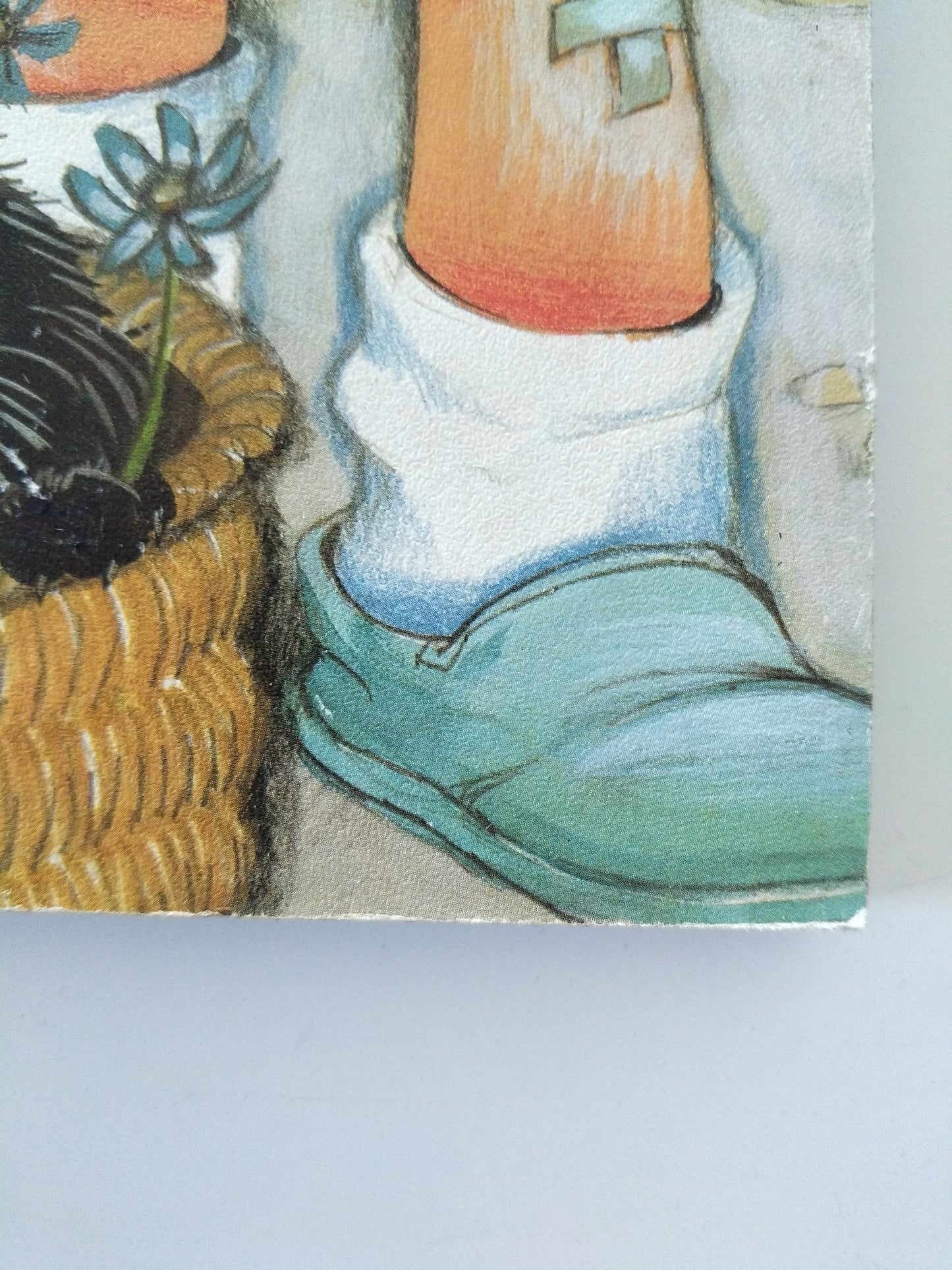 Illustration murale sur bois