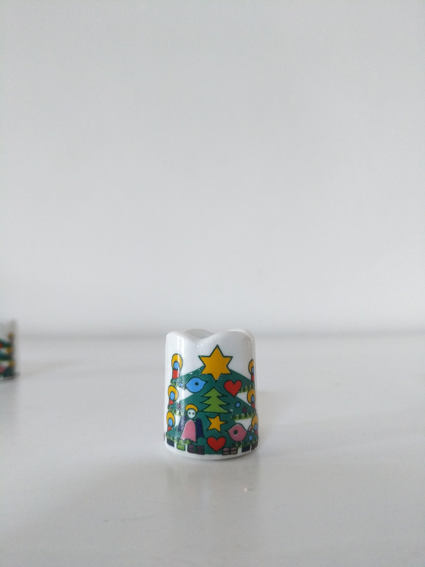 Duo de mini-bougeoirs de Noël Germany + bougies