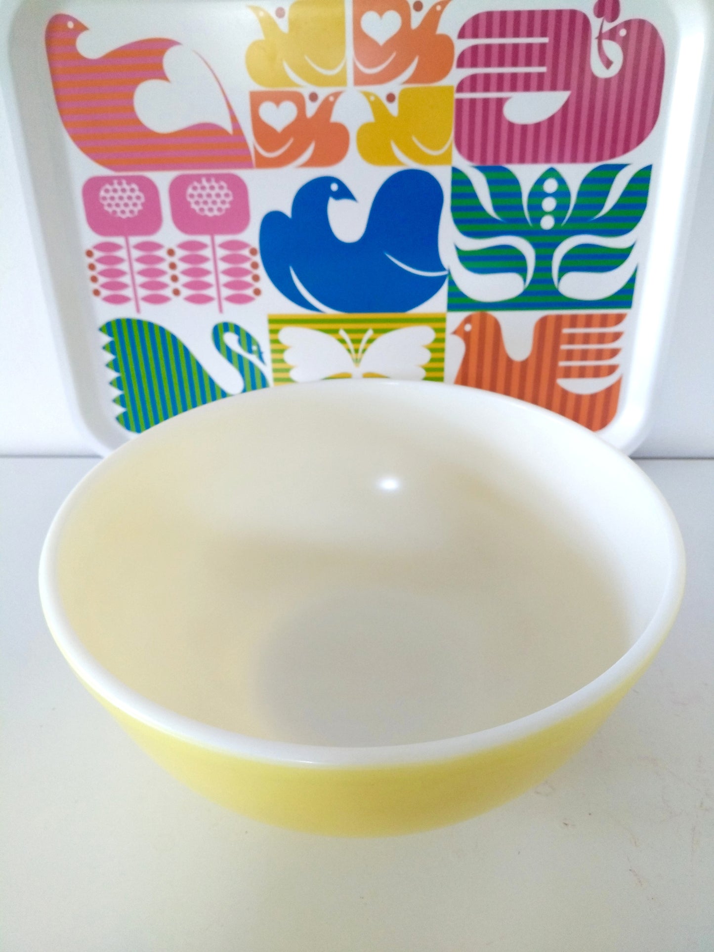 Gros bol mélangeur Pyrex USA jaune