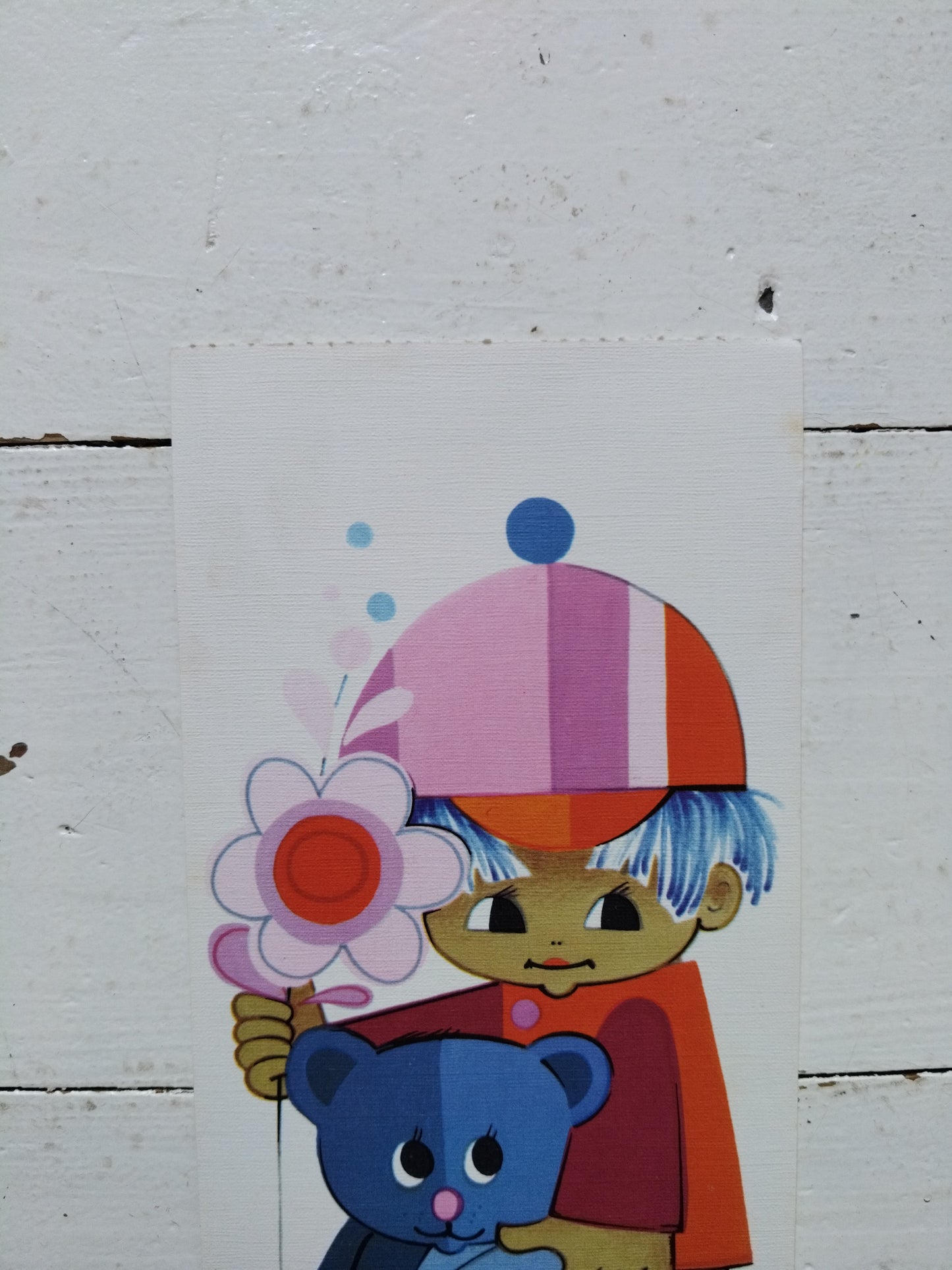 Ancienne carte postale Jaklien Moerman 70's au choix