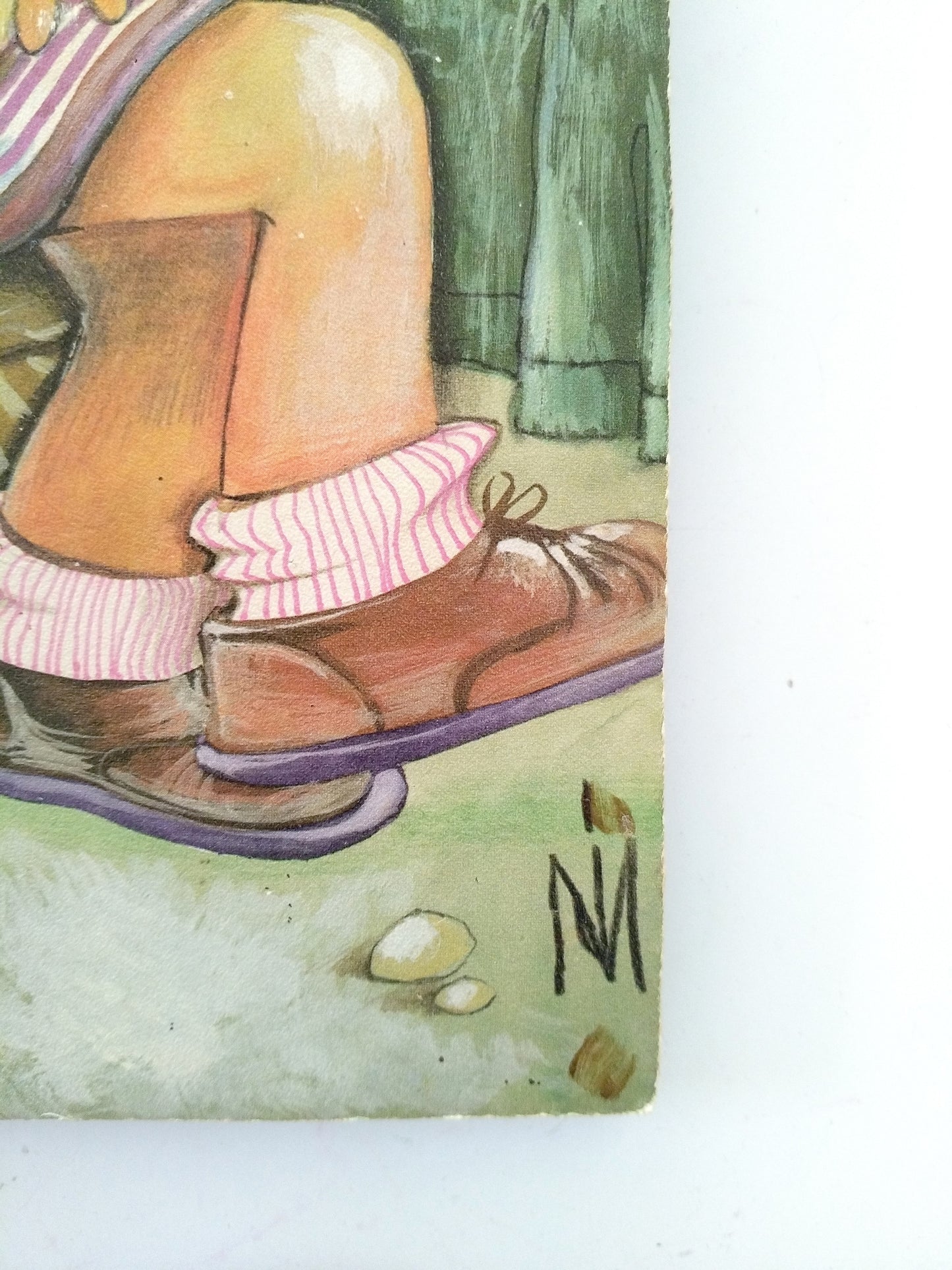 Illustration murale sur bois