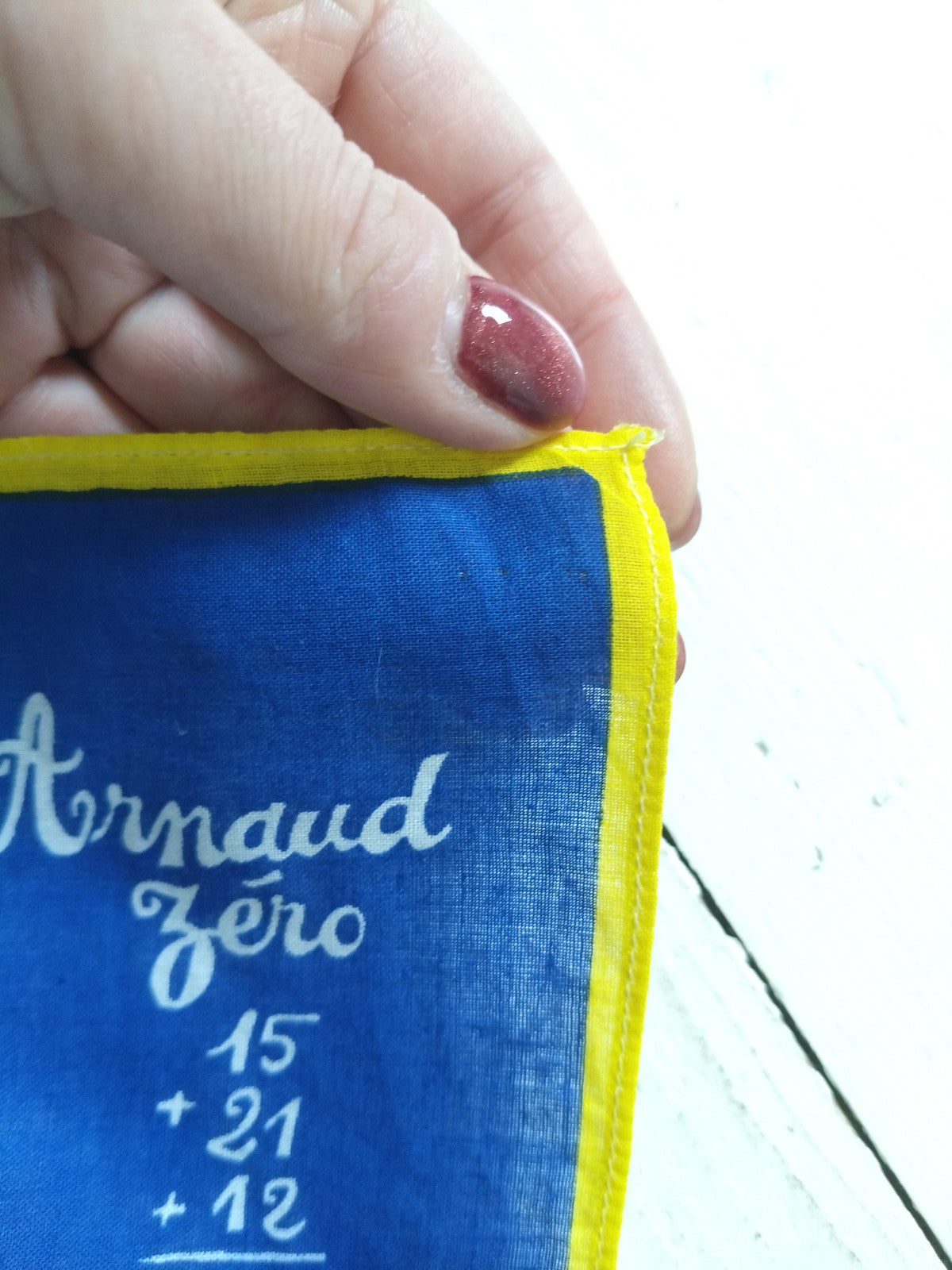 Ensemble de 7 mouchoirs/ semainier pour enfants