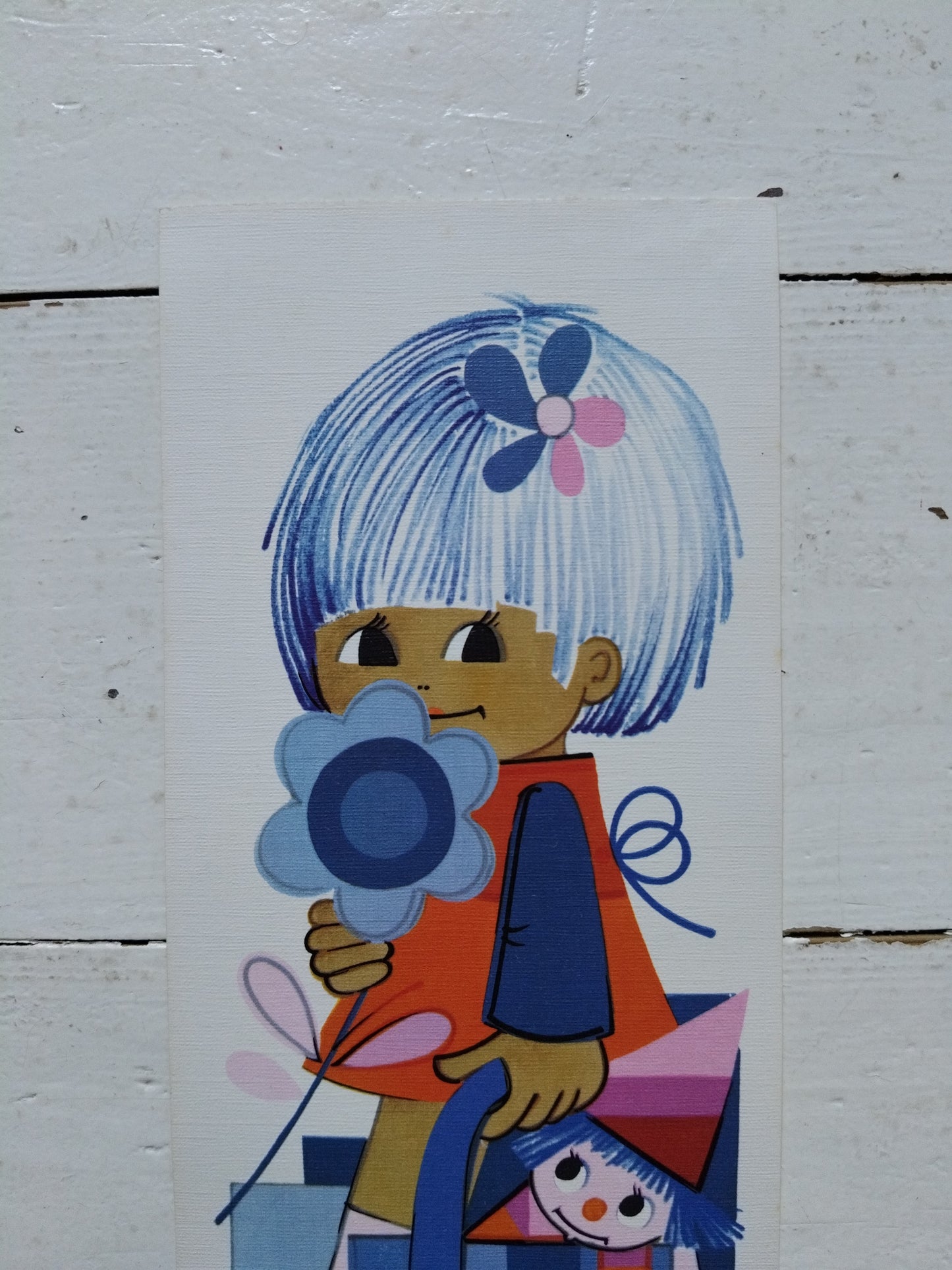 Ancienne carte postale Jaklien Moerman 70's au choix