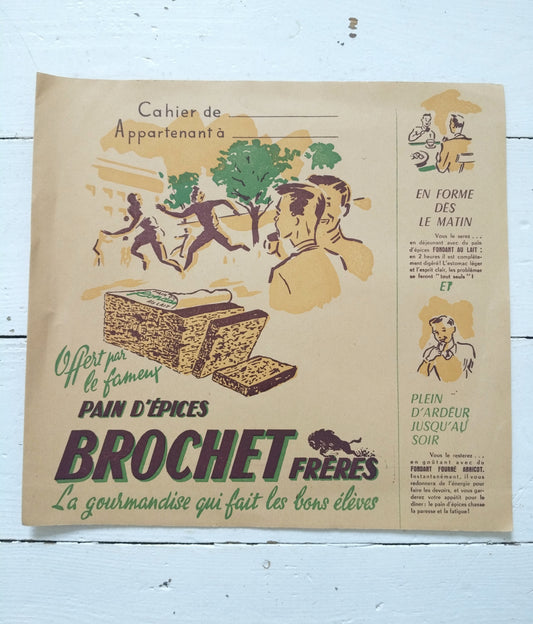 Protège-cahier publicitaire Brochet en papier A5