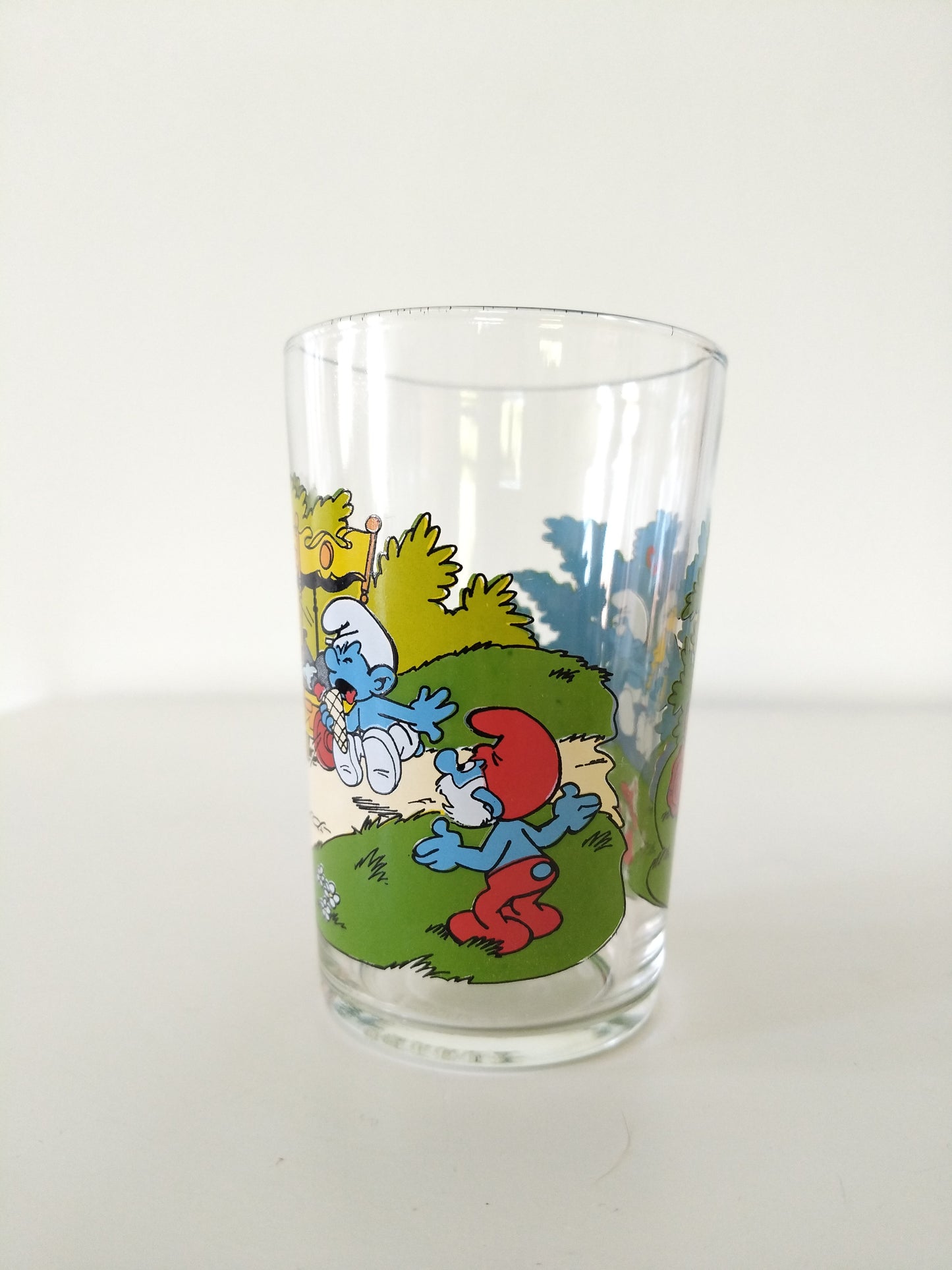 Verre publicitaire Bénédictin Schtroumpfs Peyo 1985-1986 au choix - cetaitmieuxavant