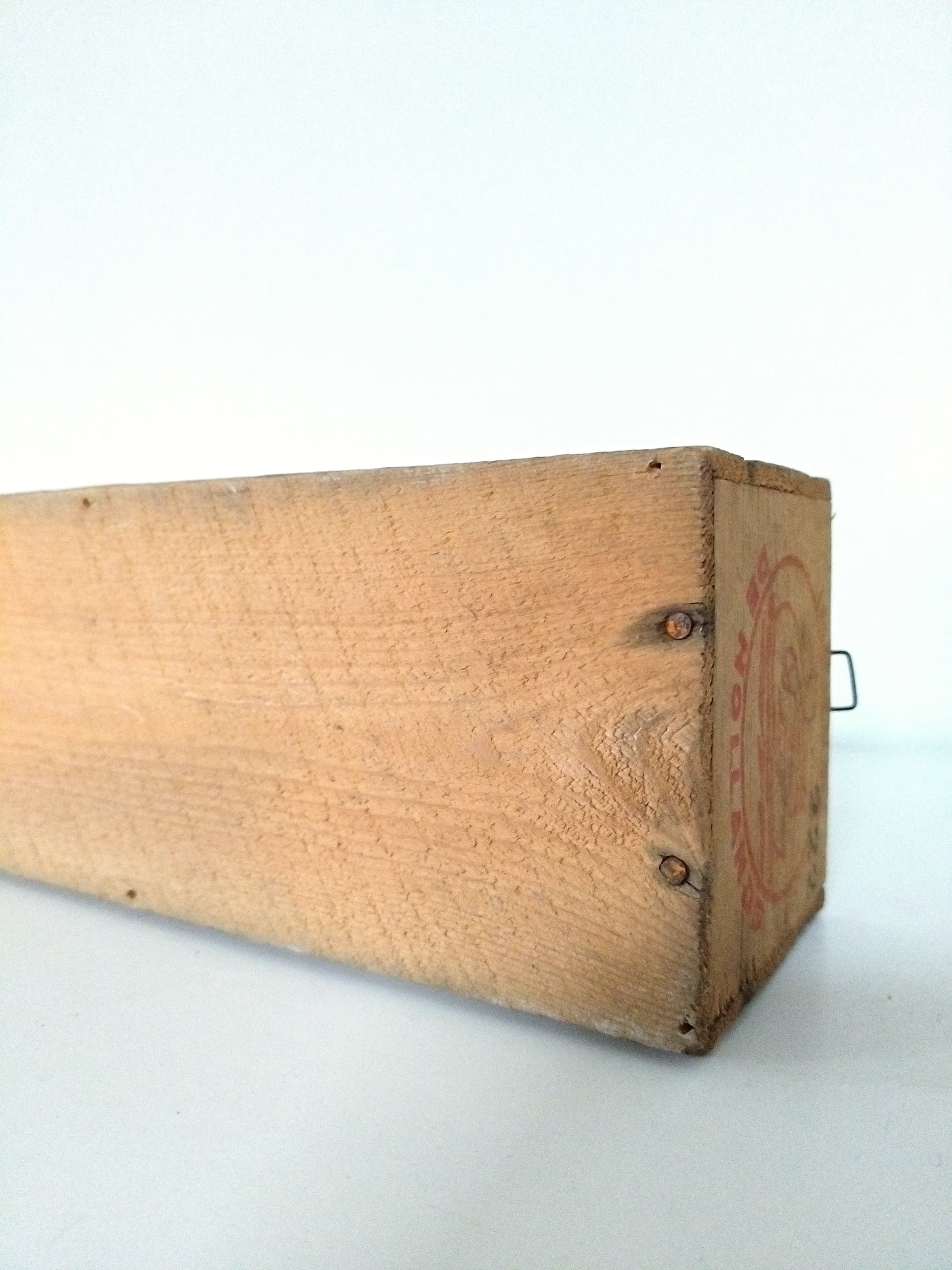 Ancienne boîte publicitaire en bois fromage Gouda Holland - cetaitmieuxavant