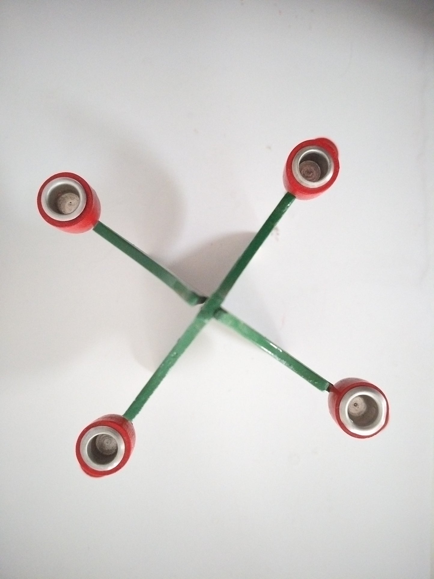 Bougeoir de Noël sapin en bois handmade Sri Lanka