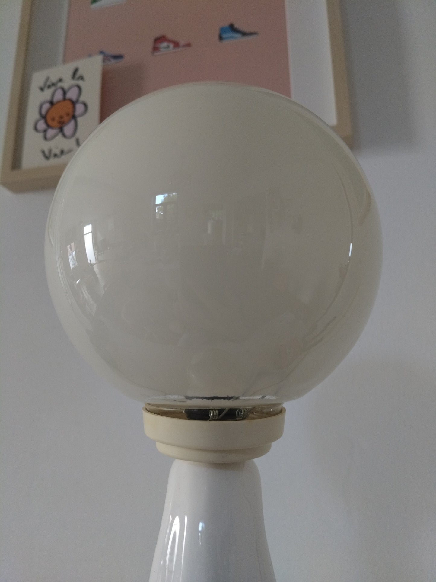 Grande lampe éléphant vintage  en céramique