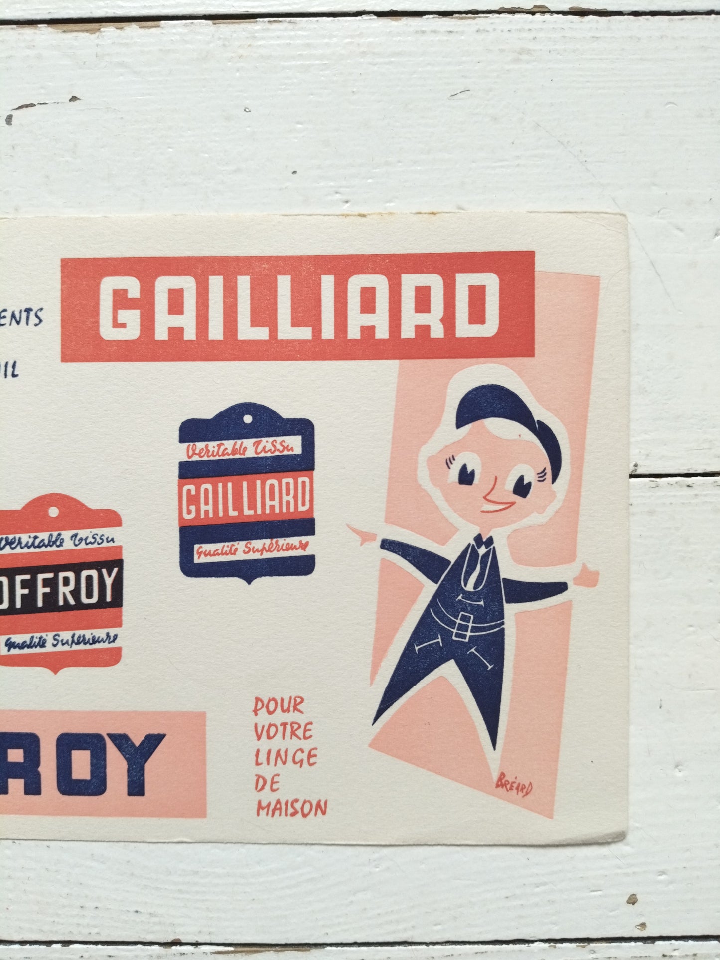 Ancien buvard publicitaire Gailliard, Reynard, SigranD ou chocolat Jacqueline au choix