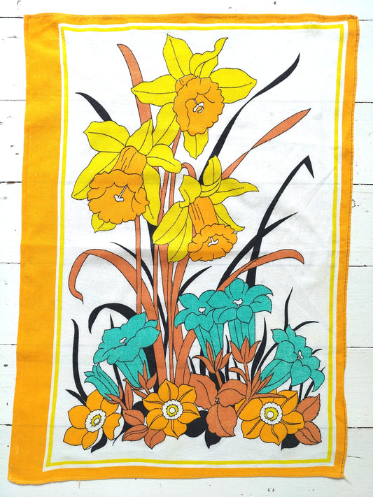 Petit torchon de cuisine flower power - cetaitmieuxavant