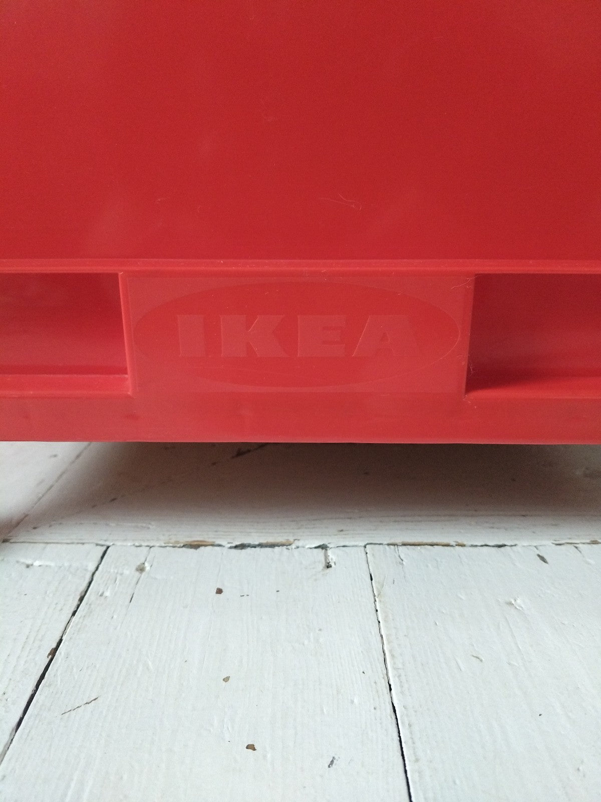Box de rangement à roulettes en plastique Ikea Märd 90's