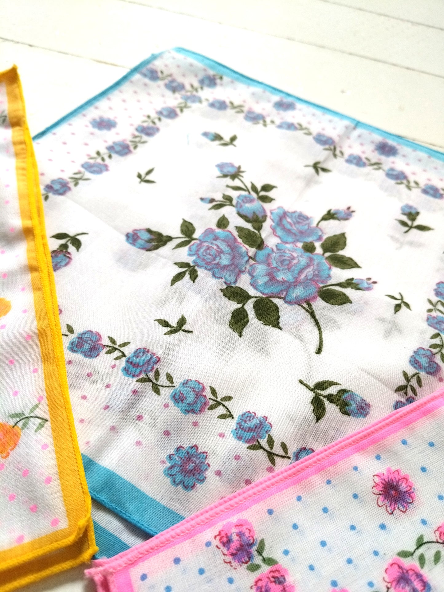 Mouchoir de poche en coton à l'unité (4 dispos)