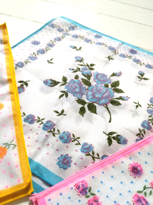 Mouchoir de poche en coton à l'unité (4 dispos)