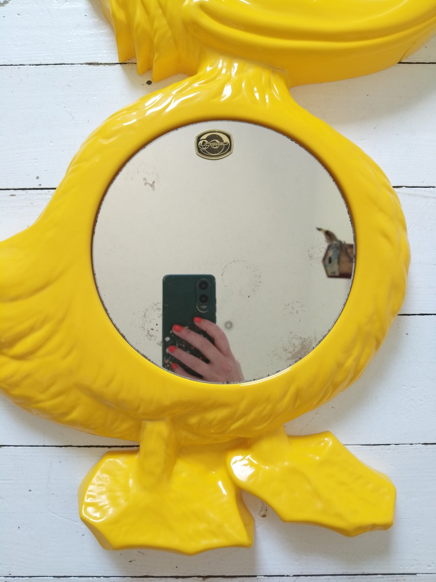 Miroir canard en plastique