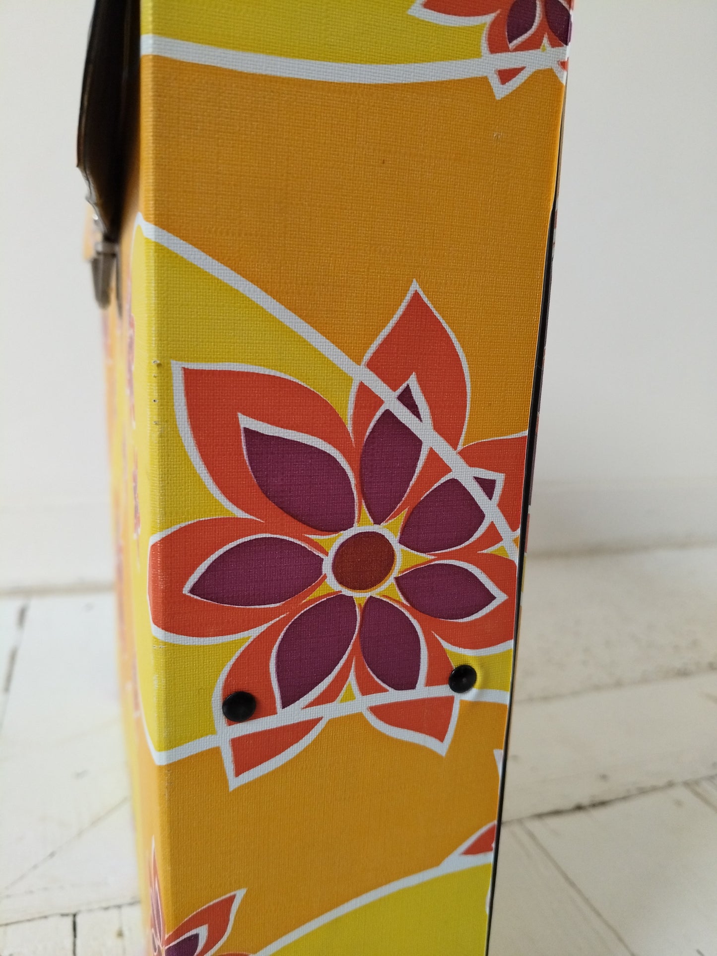 Valisette à vinyles 33T vintage