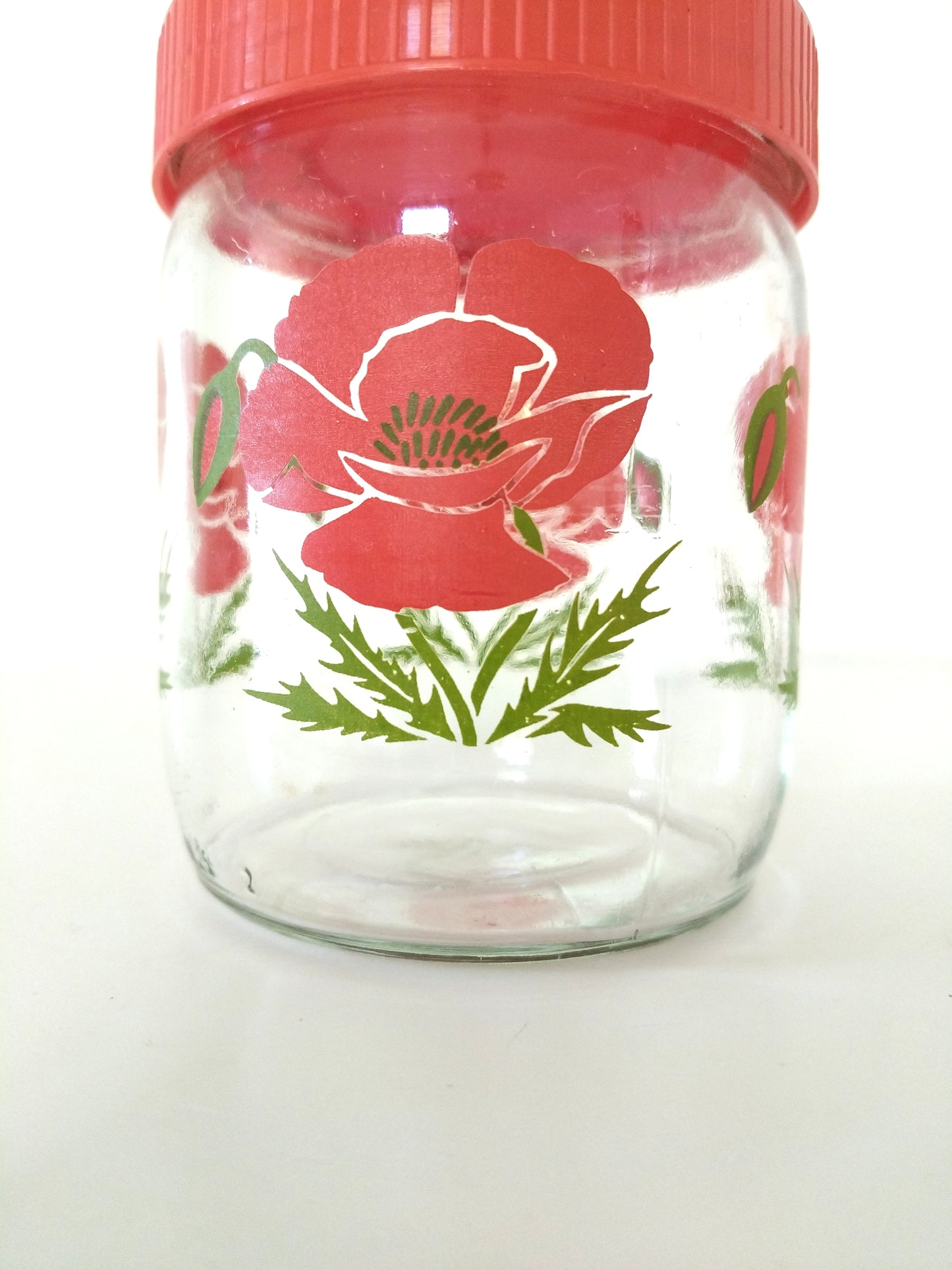 Petit bocal VMC coquelicots
