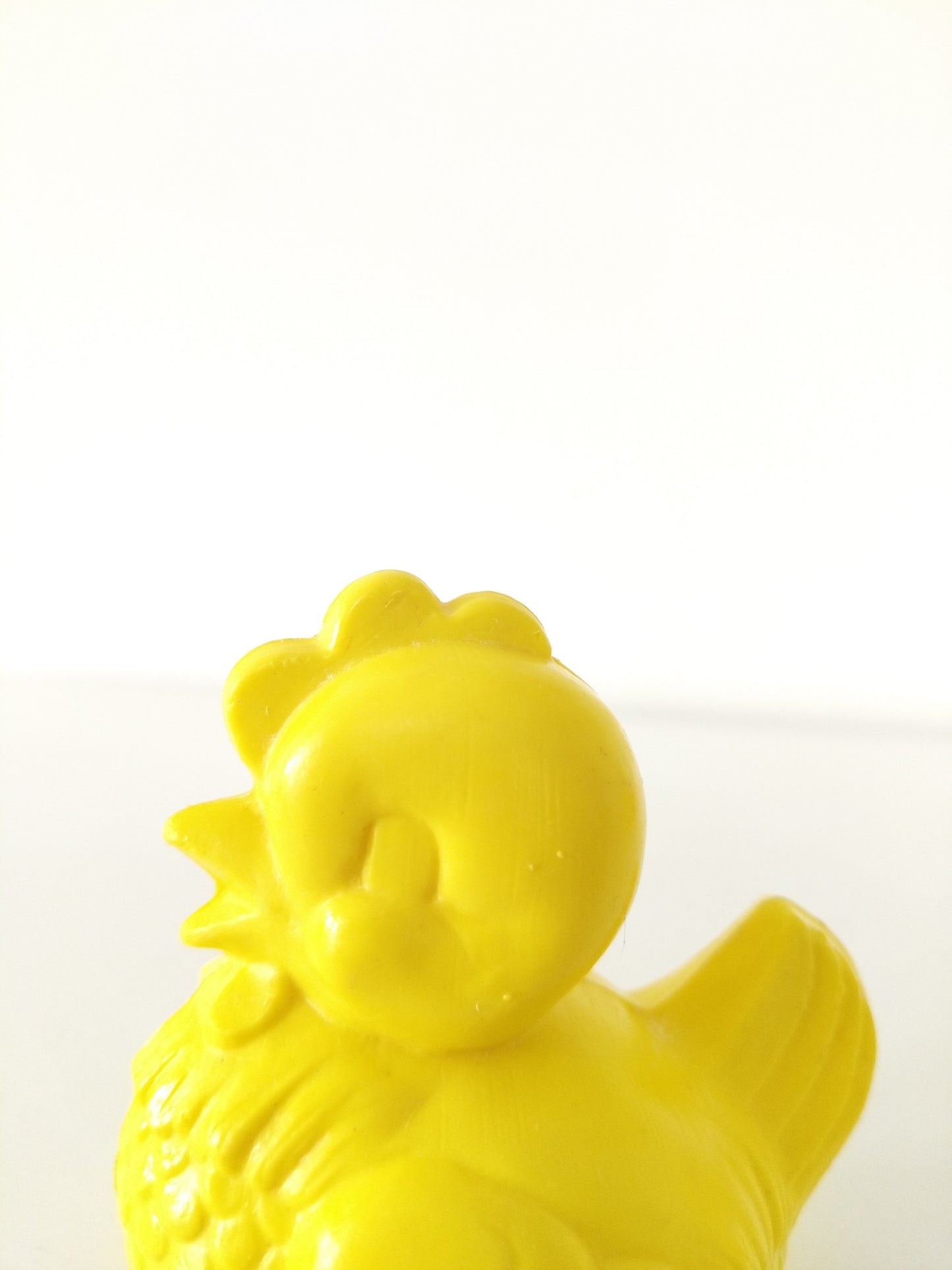 Déco de Pâques/ jouet de bain poule en plastique Rolly Toys West Germany - cetaitmieuxavant